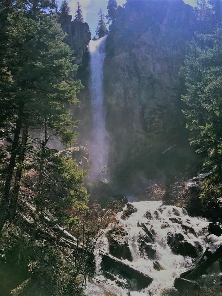 Treasure Falls, Pagosa Springs, Colorado [OC] (720 x 960) r/EarthPorn