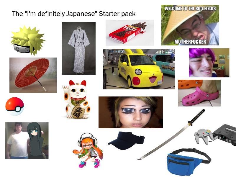 The "I'm definitely Japanese" Starter pack