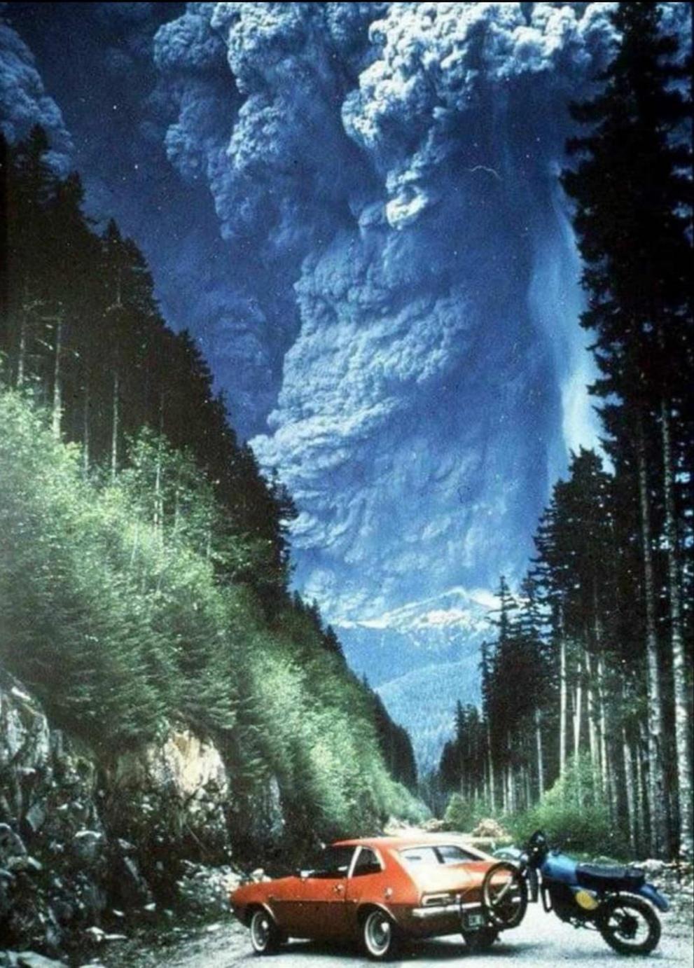 1980 Mount Saint Helena eruption. r/AlternateAngles