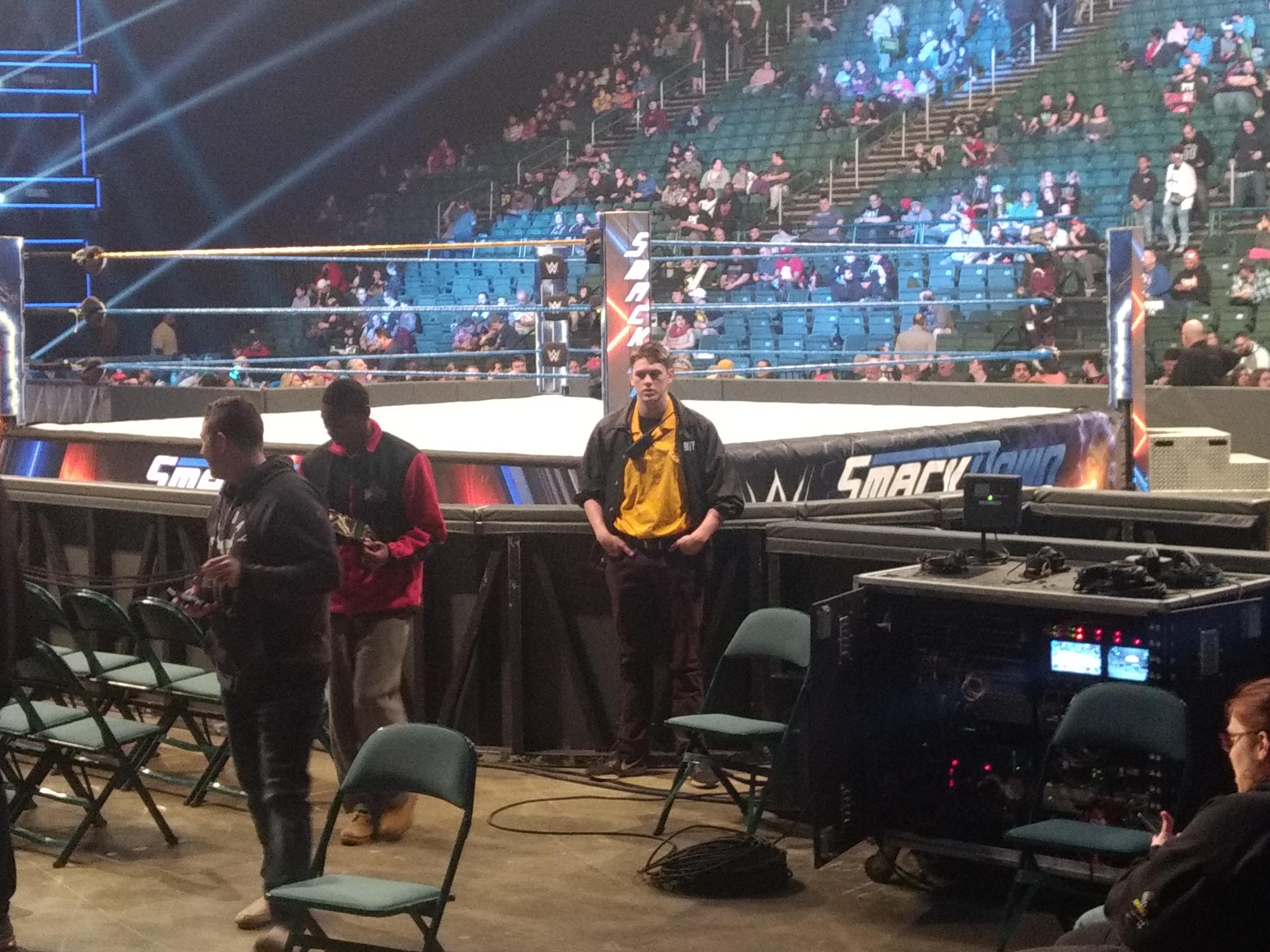 My seat for Smackdown Live r/WWE
