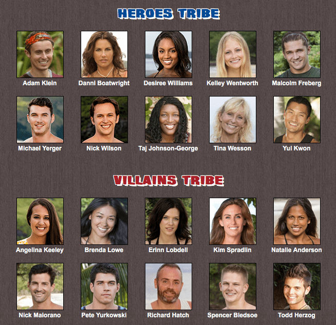 Survivor Heroes vs. Villains 2 survivor