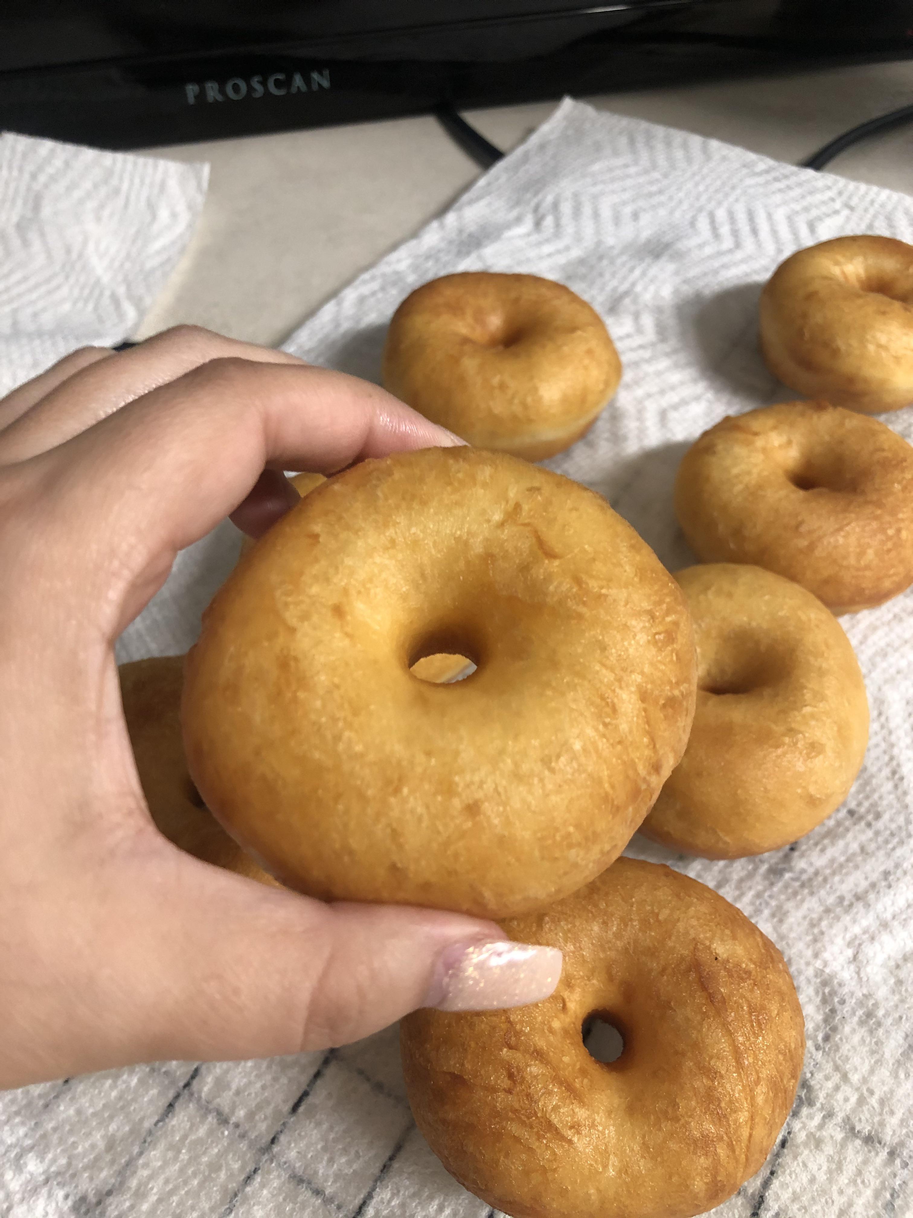 Finally achieved amazing yeast donuts after several tries with yeast