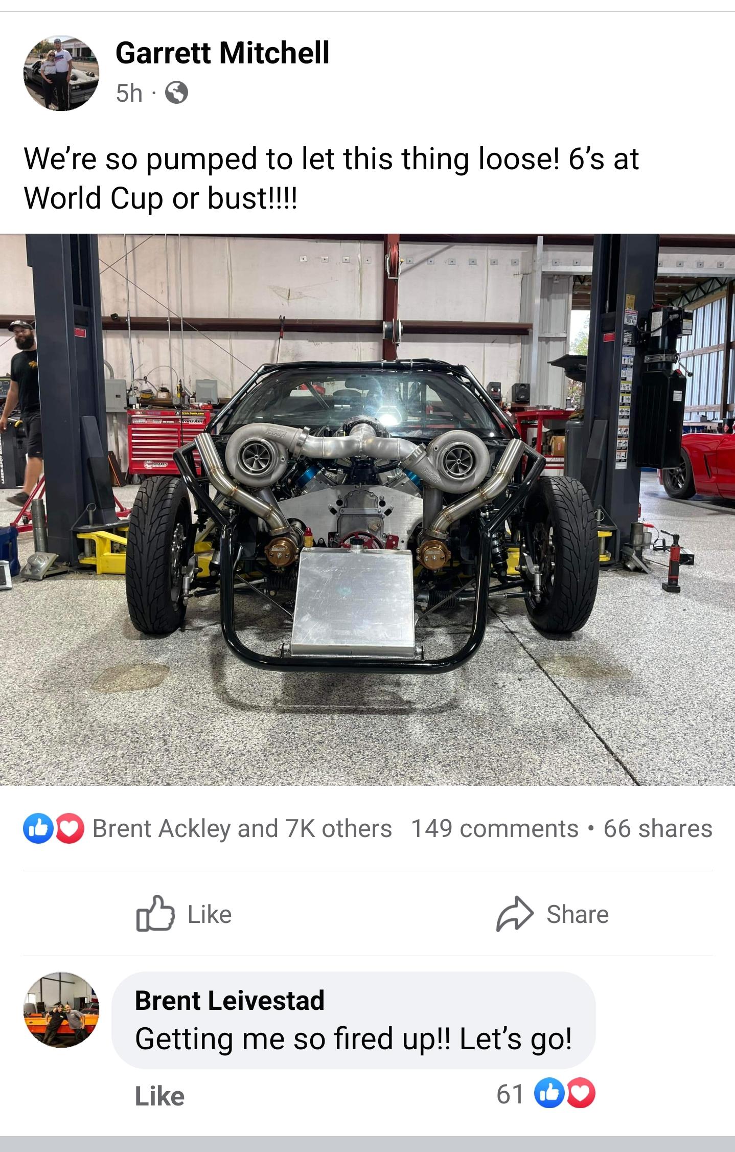 I am a little sad that Leroy is a track only car. The Drag and Drive Events with Leroy