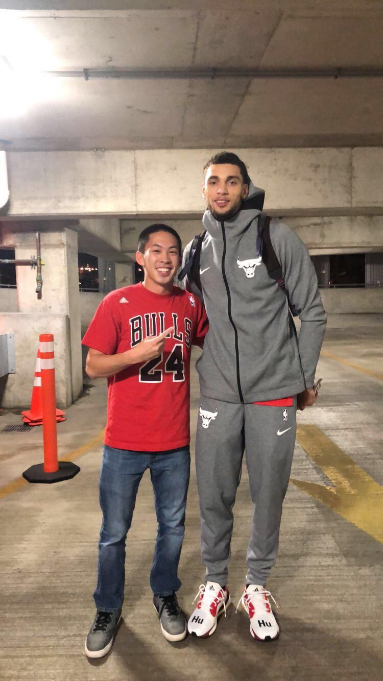 I met Zach Lavine last night. chicagobulls