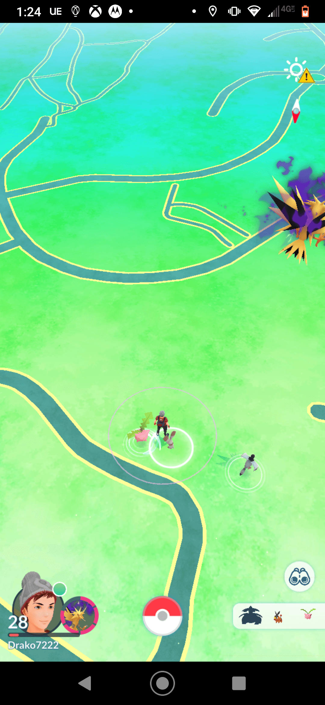 Rings around pokemon PokemonGoSnap