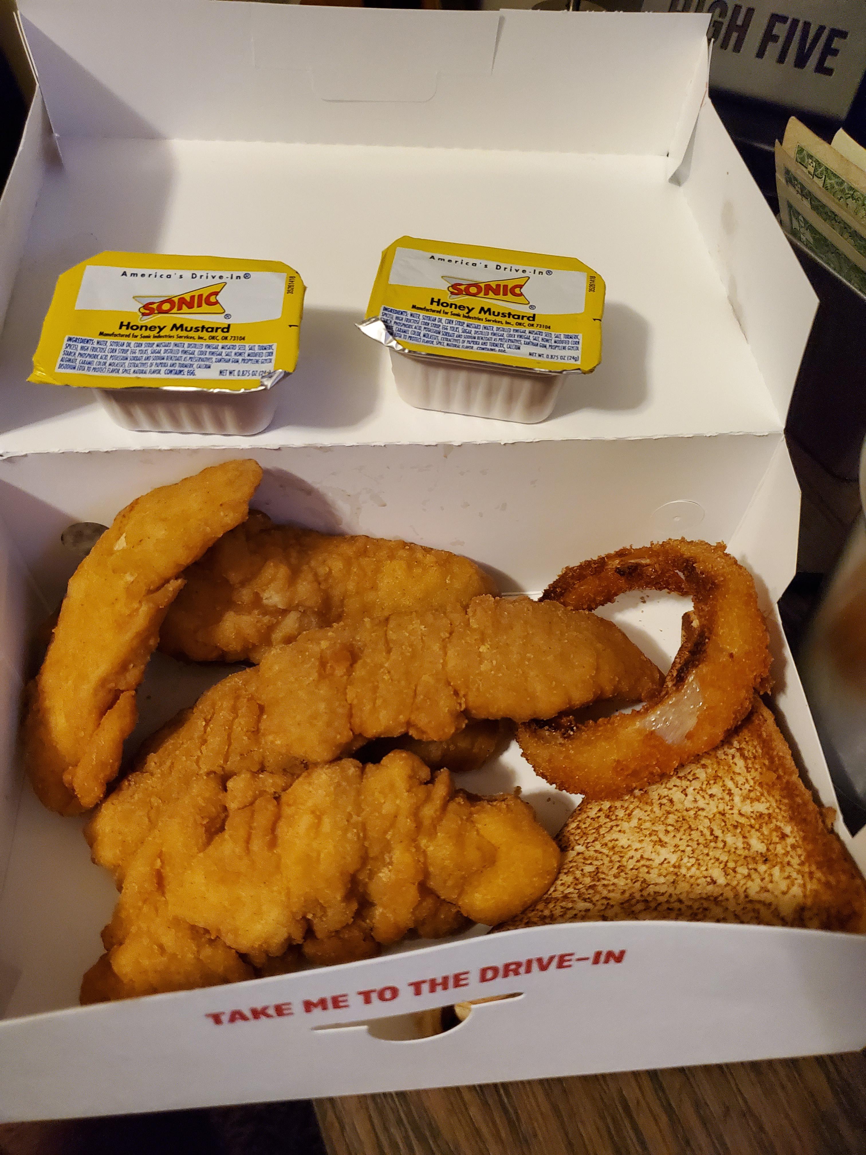 Mommy told the drive thru lady I was an extra good boy and they threw