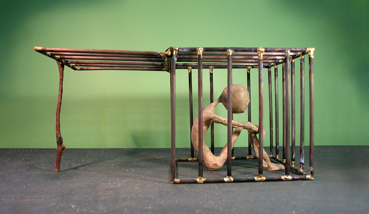 Made this sculpture a while back to symbolise my experience with