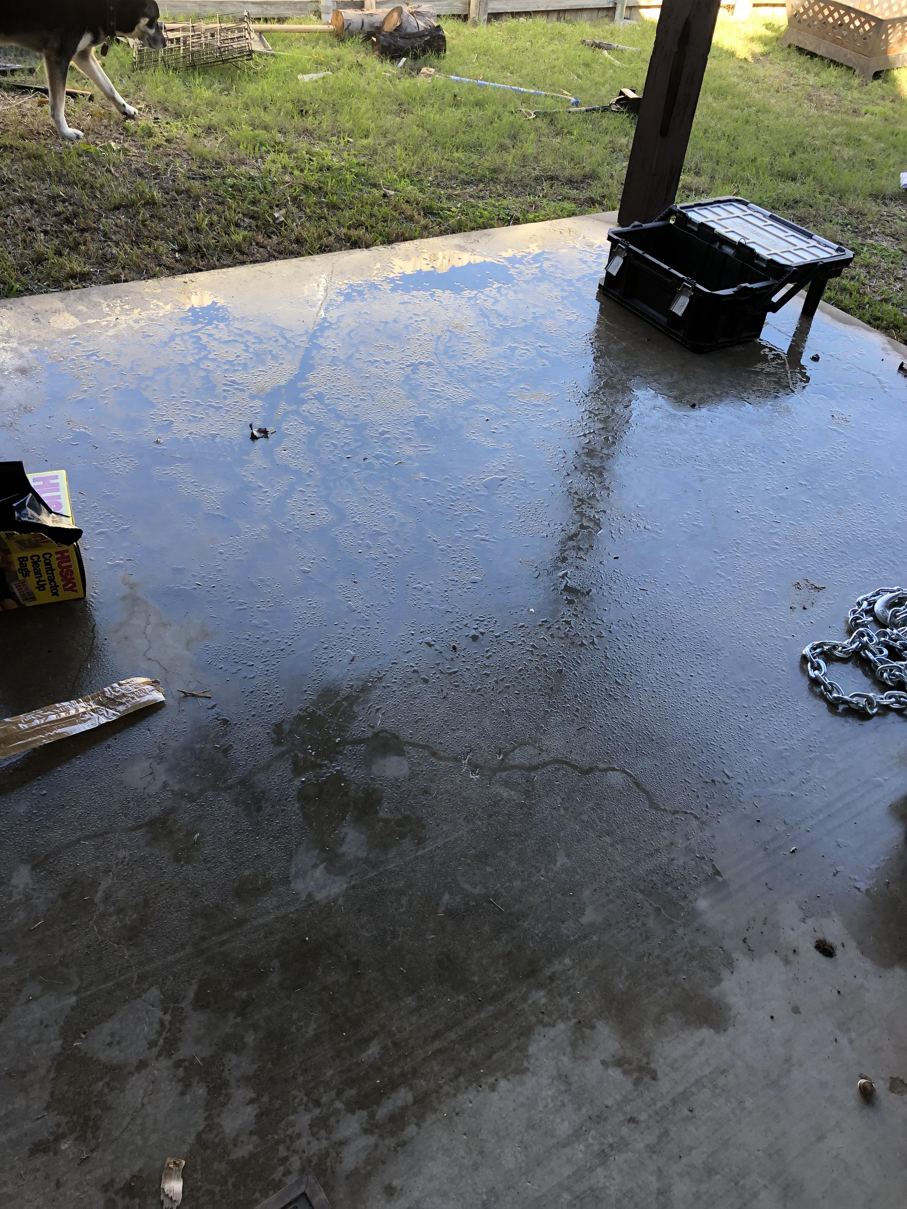 Just bought a home built in the 70’s in Texas. Looks like the patio