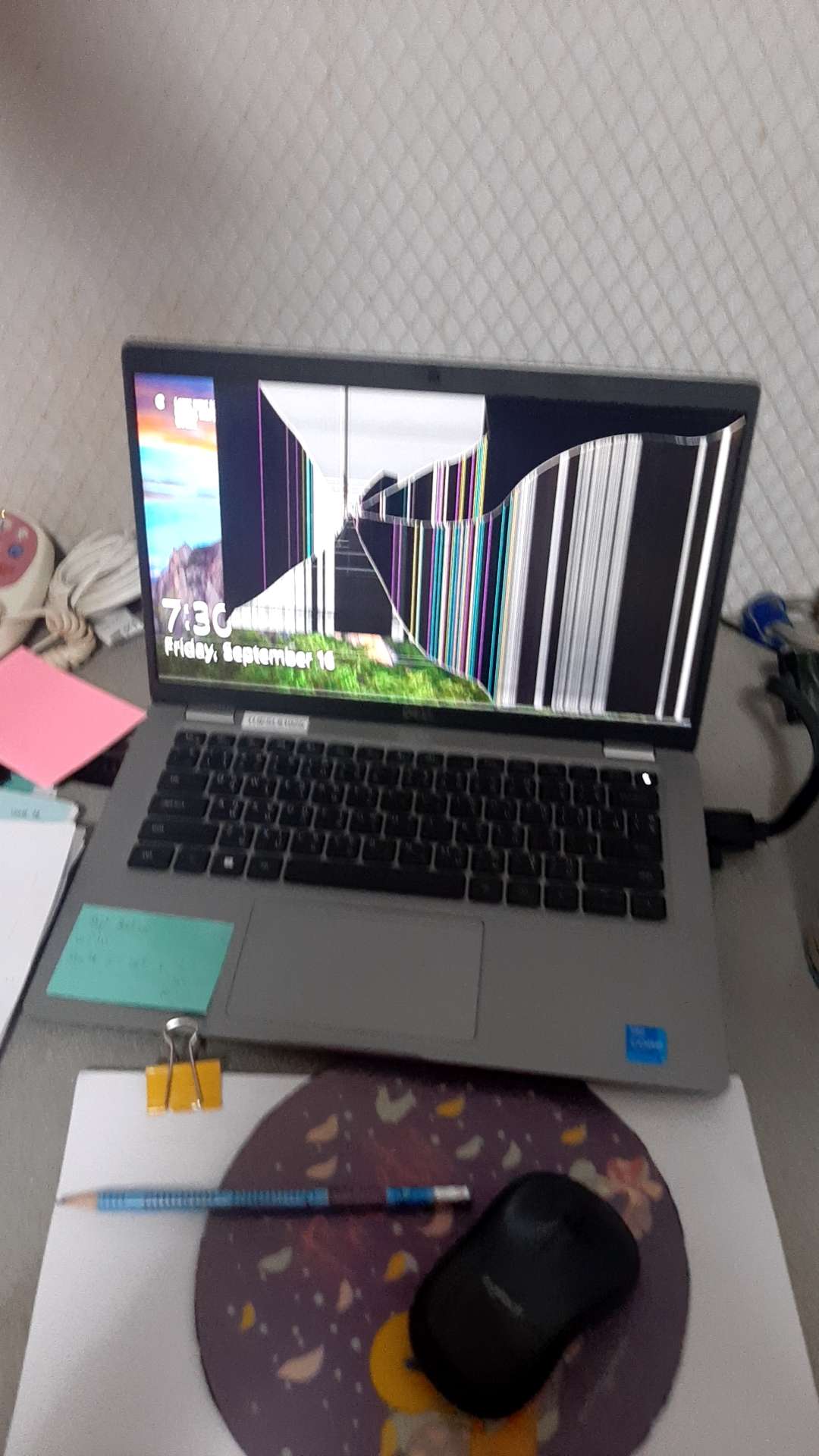 Accidentally cracked my workplace's laptop screen, the hell do I do now