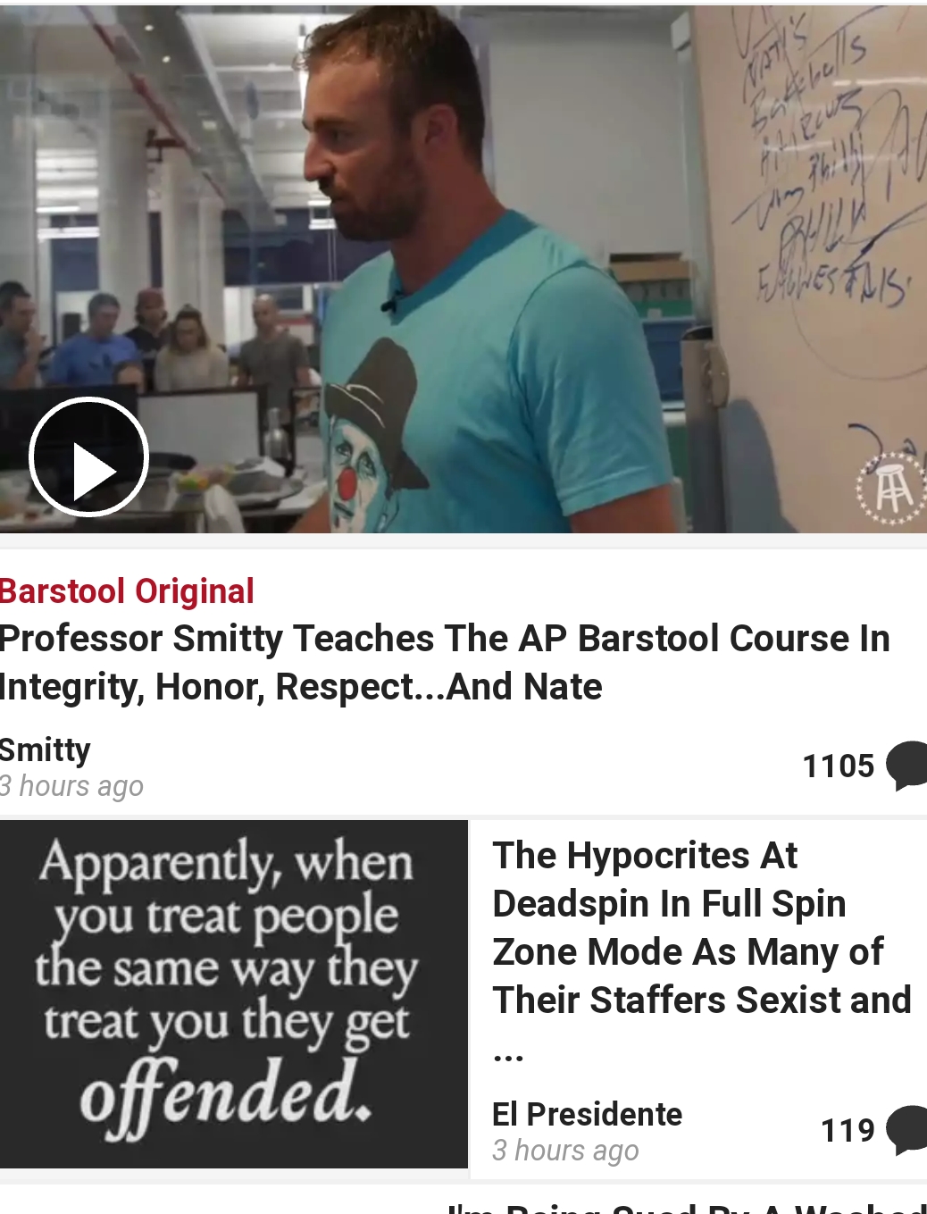 Guys. I've seen 1000 LIKES on someones comment on Barstool. I don't