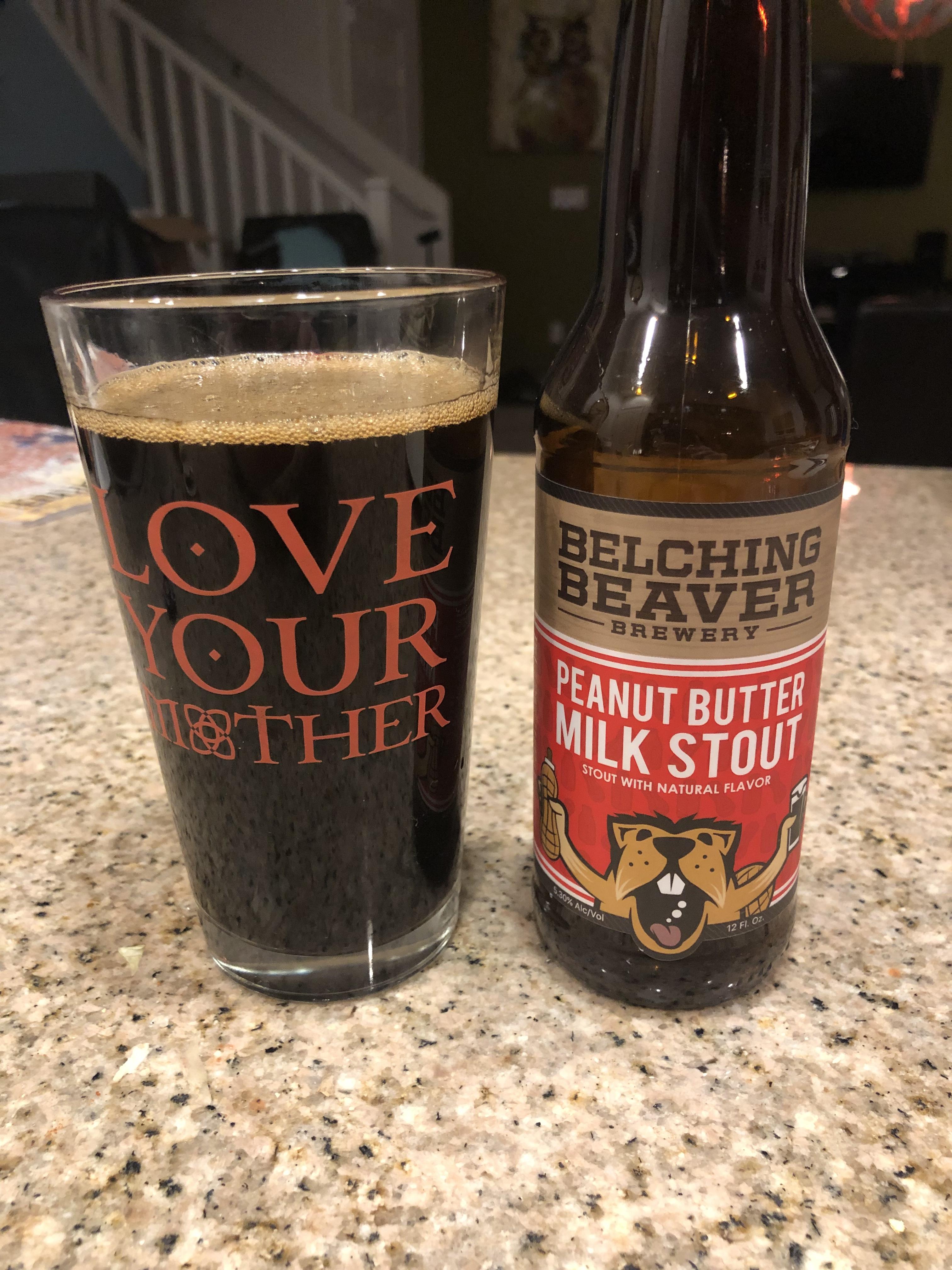 Belching Beaver Peanut Butter Milk Stout r/CraftBeer