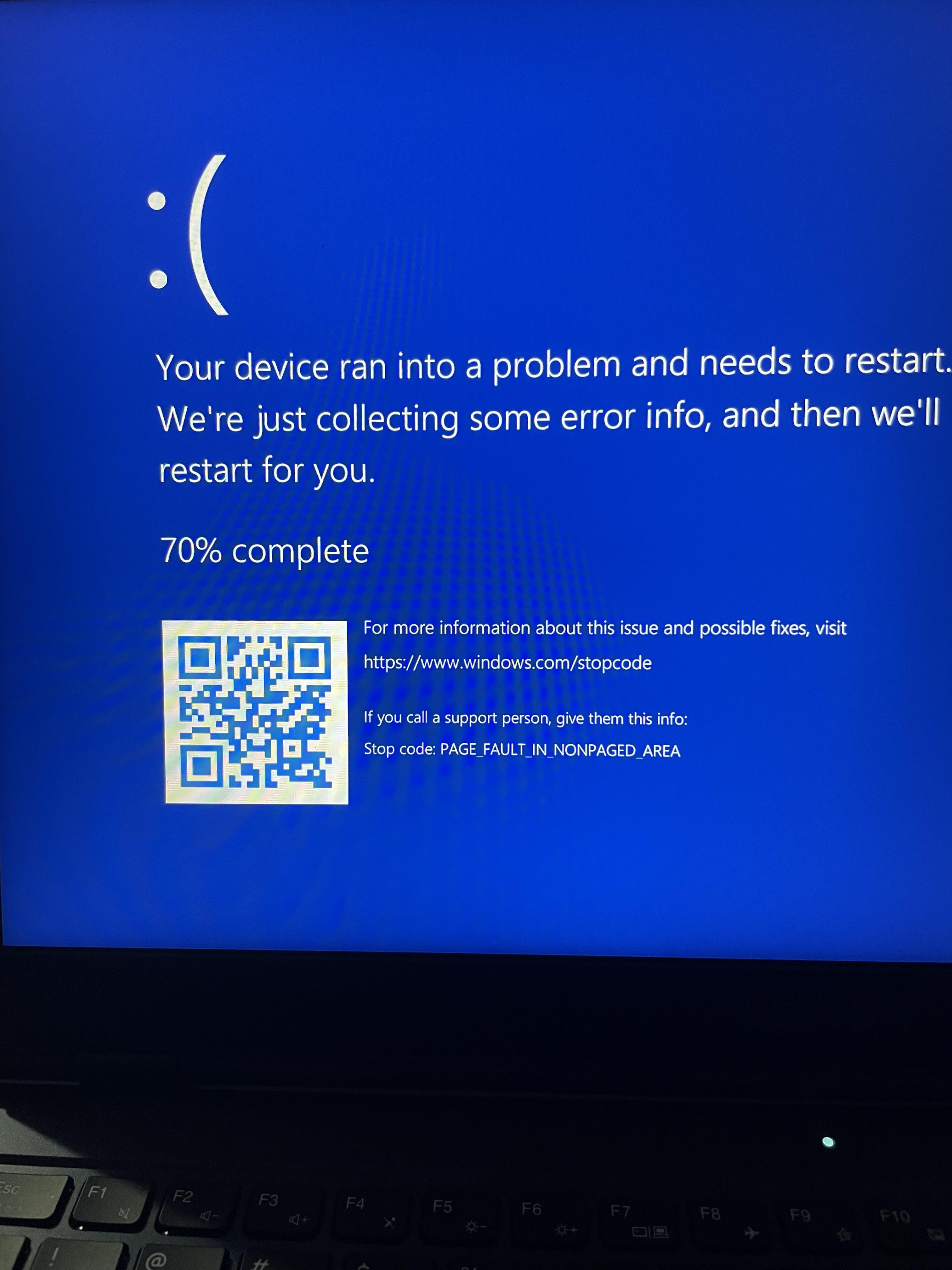 Blue screen when playing apex. Can someone help me fix this r