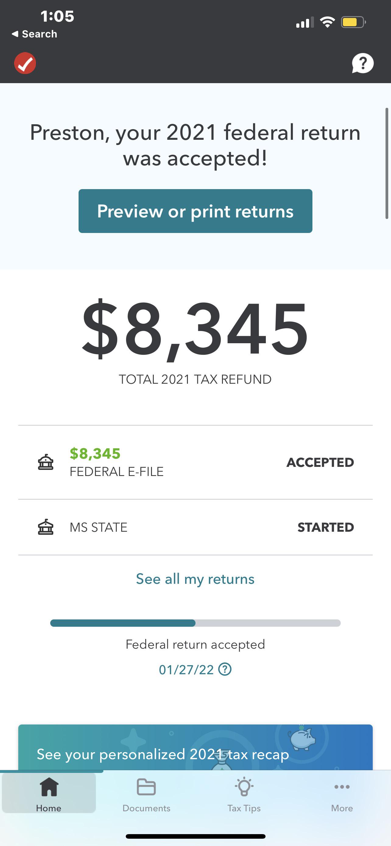 How long does it take for your tax refund to get direct