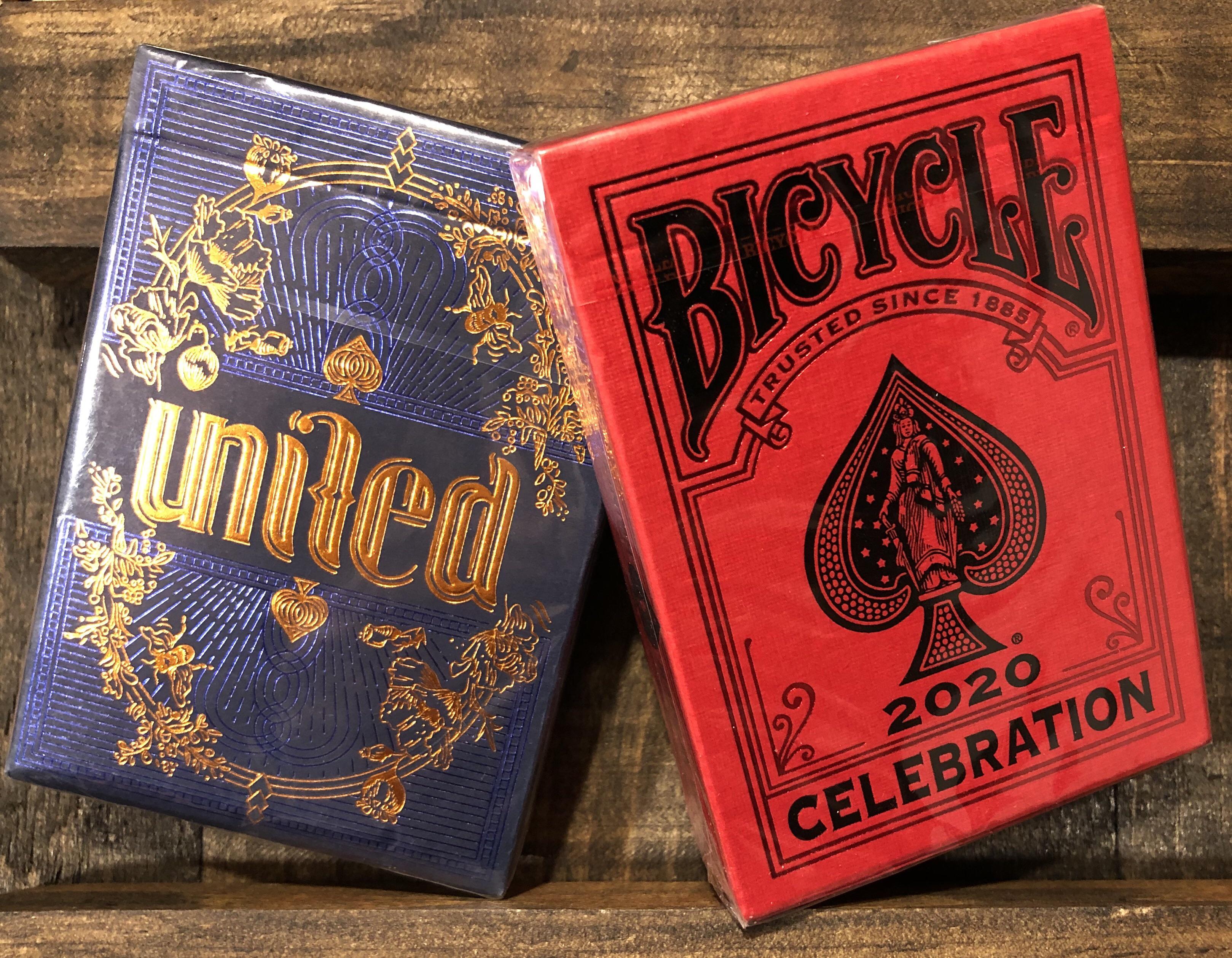 2020 Bicycle Celebration & United Playing Cards These two decks