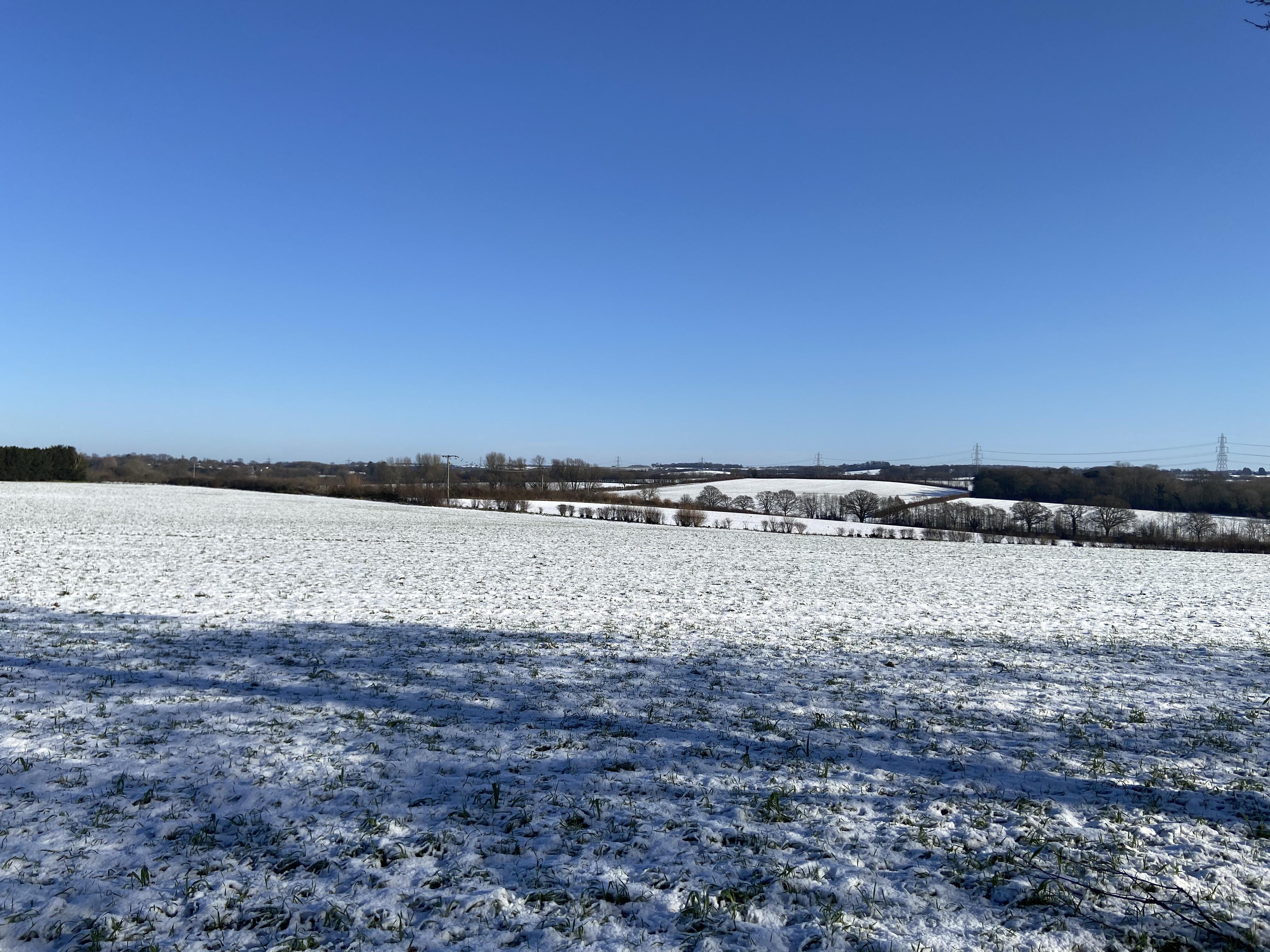 View towards Letchworth... exploring planes around Hitchin for