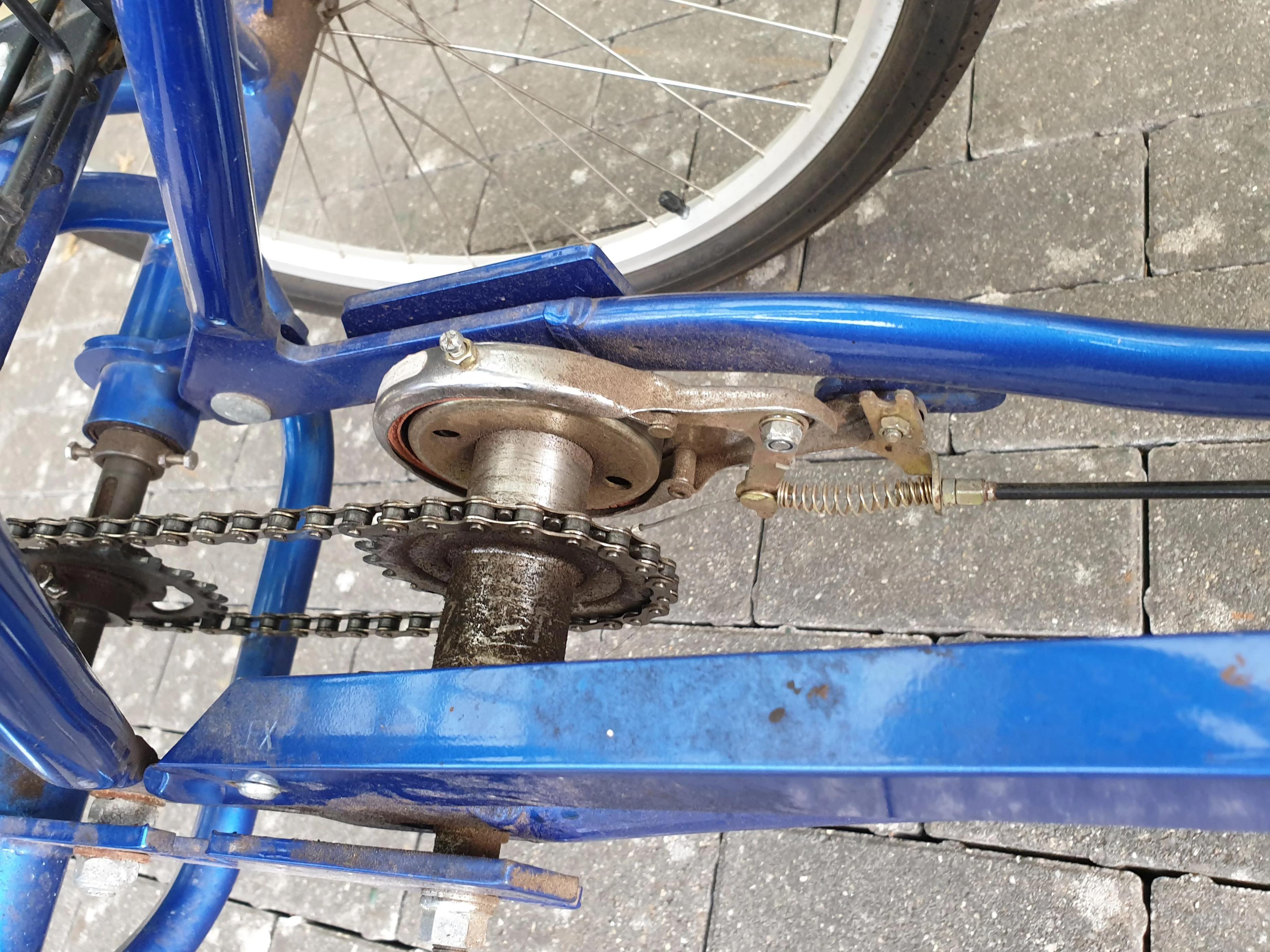 Schwinn Meridian trike rear brake replacement/upgrade r/bikewrench