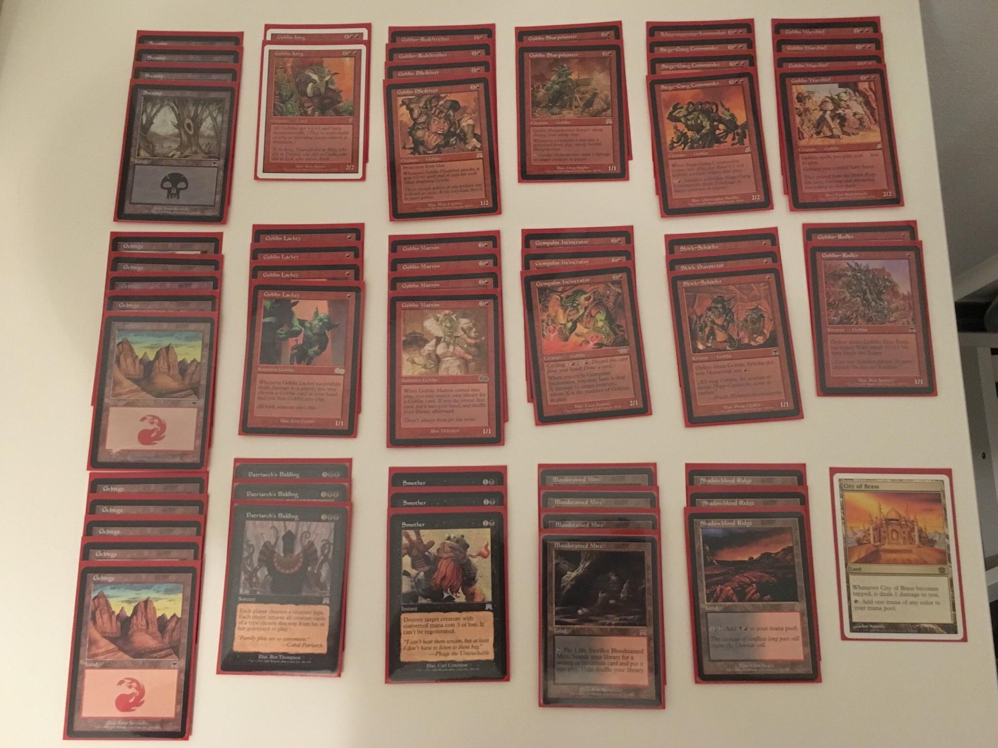 Project retro Goblin Bidding deck is finished. A dream came true for me