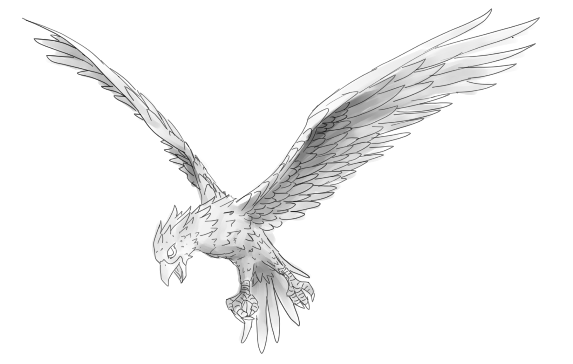 So my friends got me a tablet to drw with, and this is my first drawing