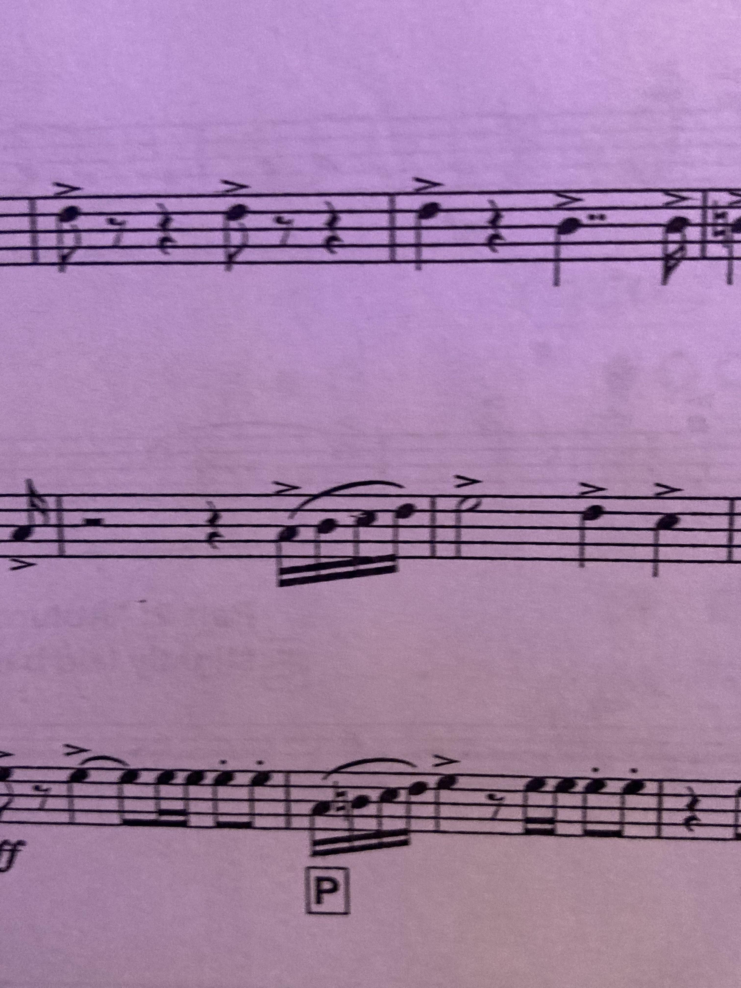 Got the new field show music and since I’m beginner mellophone and