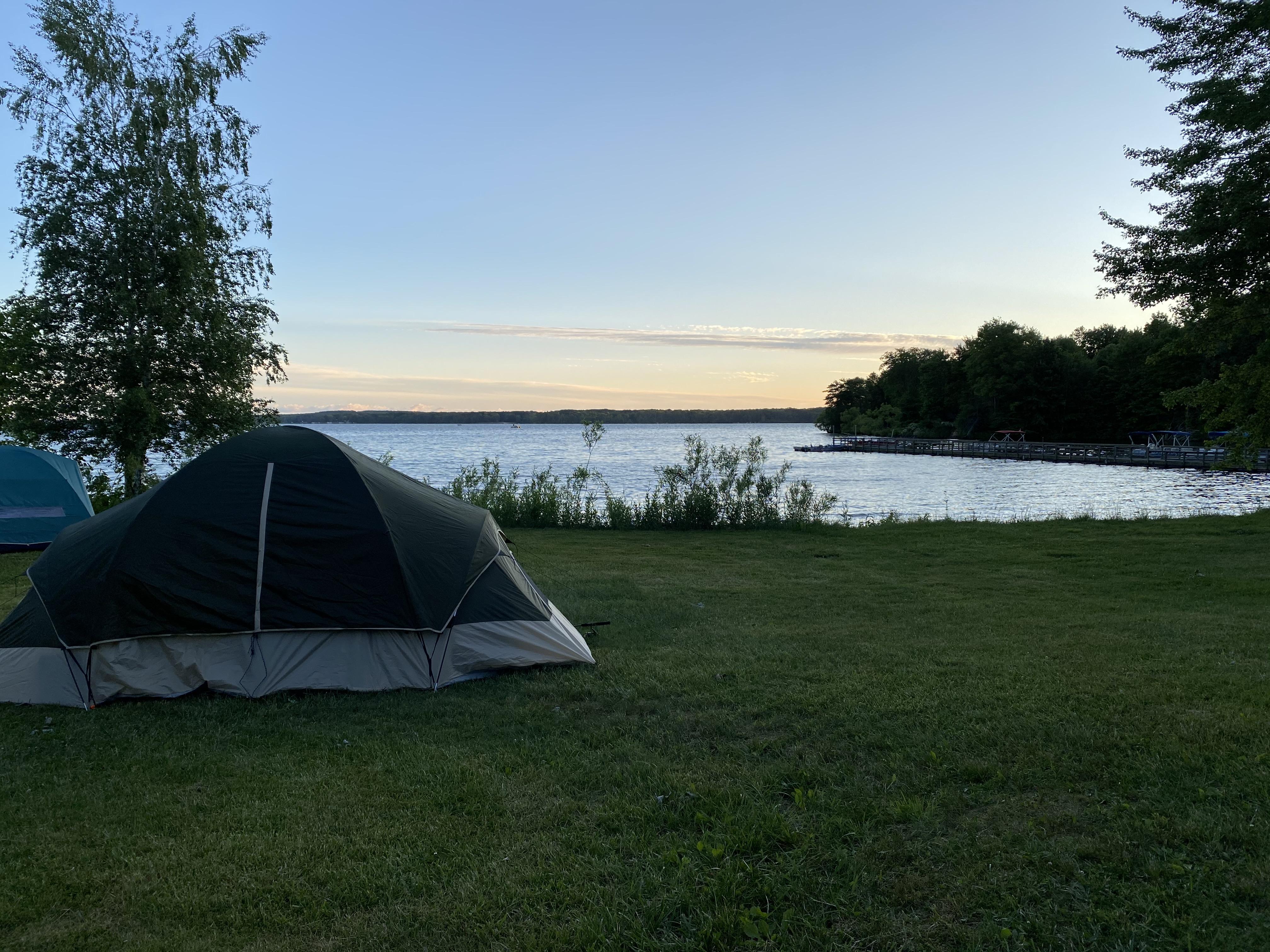 Quite picturesque. Jamestown Campground, Jamestown, Pennsylvania. r