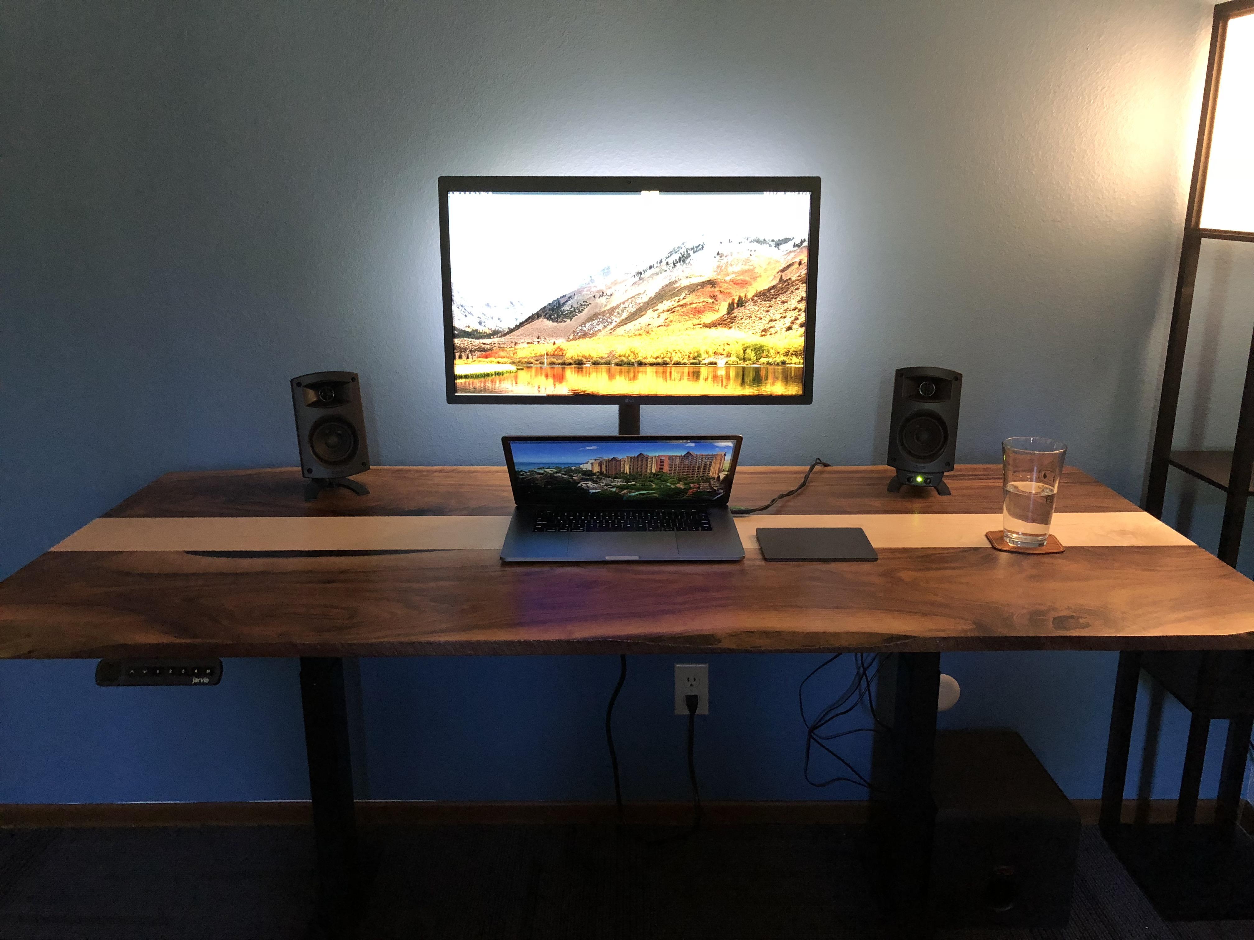 I made a walnut and maple desk! r/woodworking
