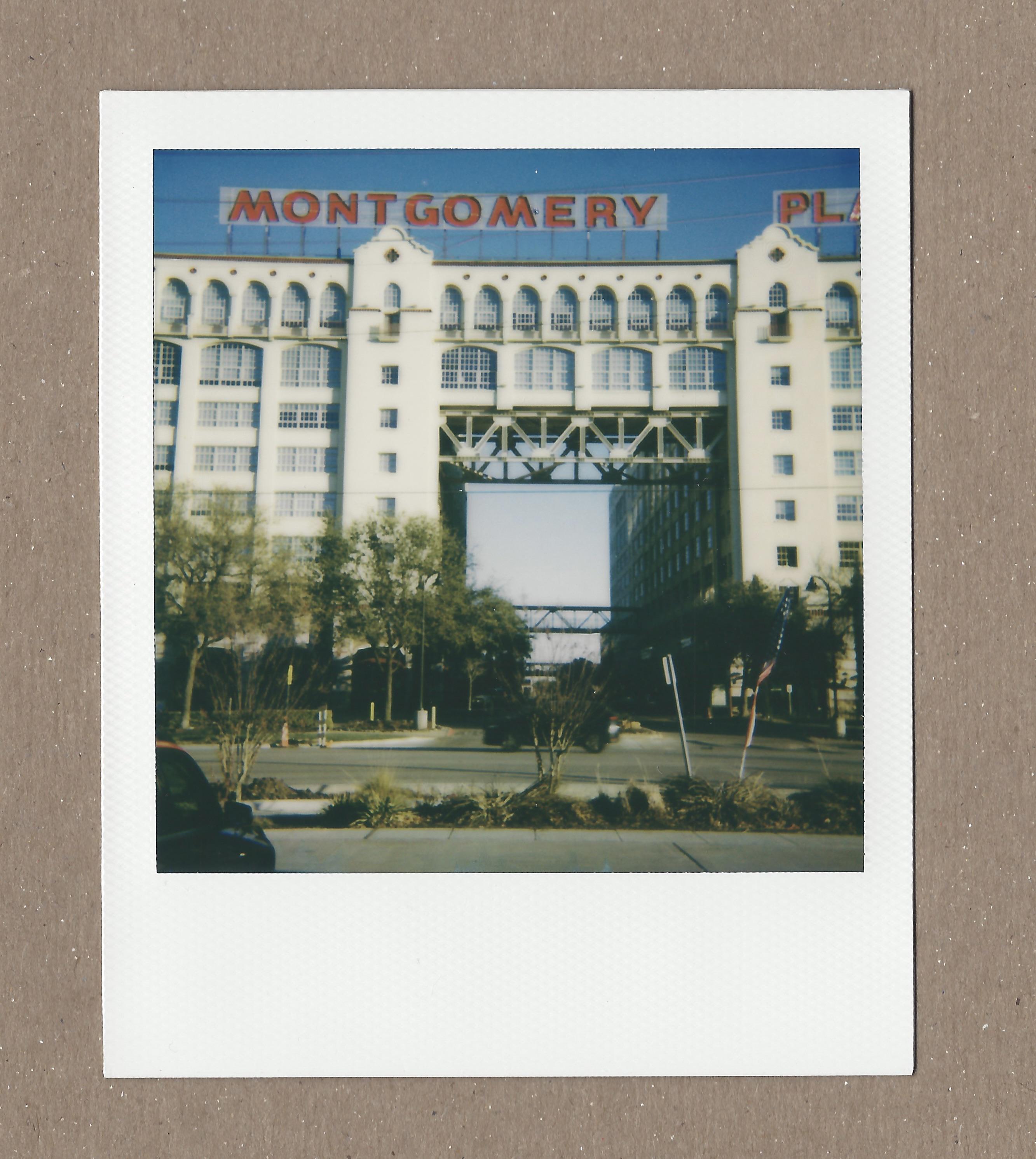 Montgomery Plaza, Fort Worth, Texas. r/Polaroid