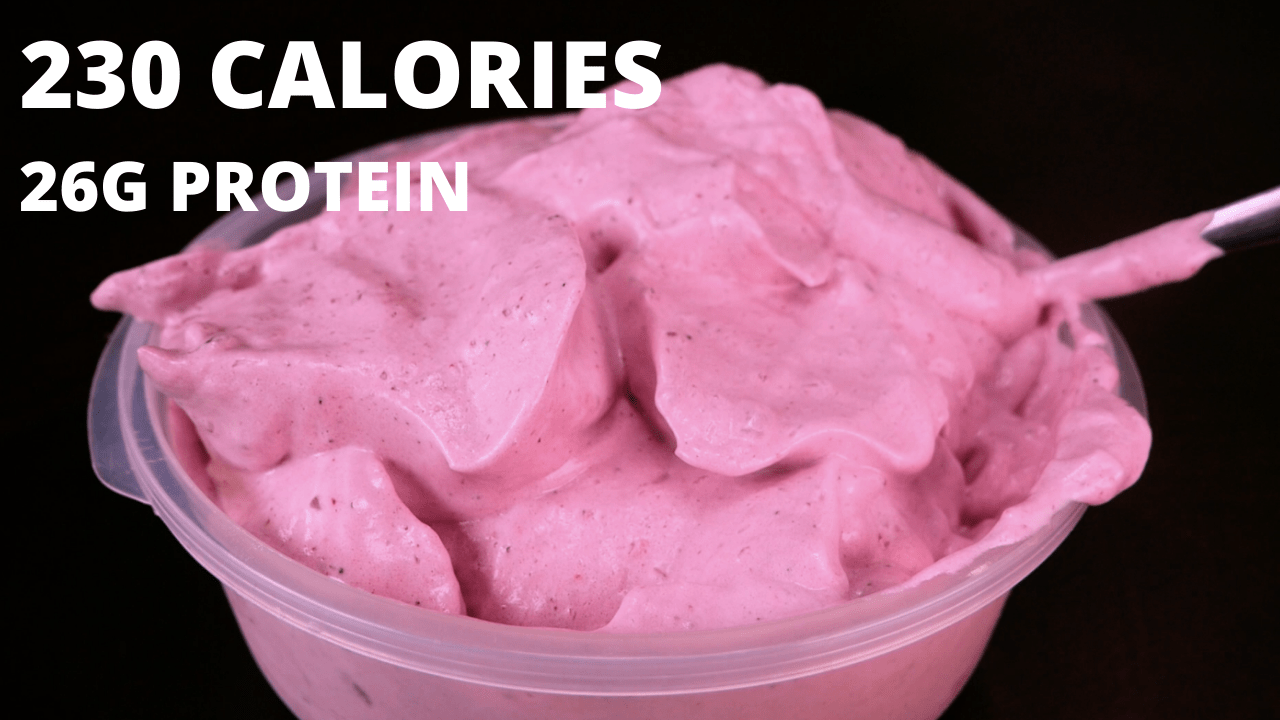 PROTEIN ICE CREAM 230 CALORIES LOW CALORIE HIGH VOLUME DESSERT r