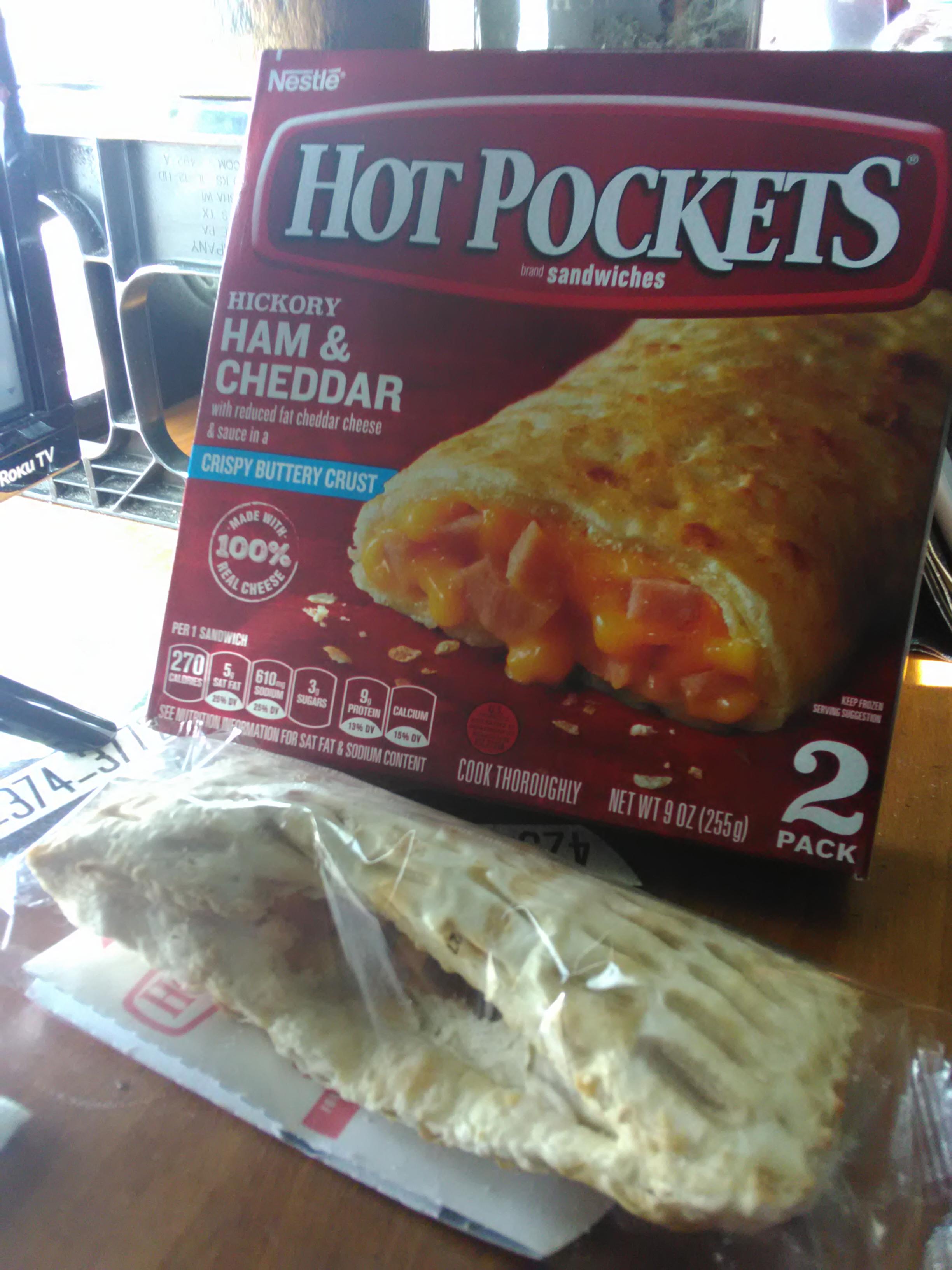 Ham and Cheese Hot Pocket ExpectationVsReality