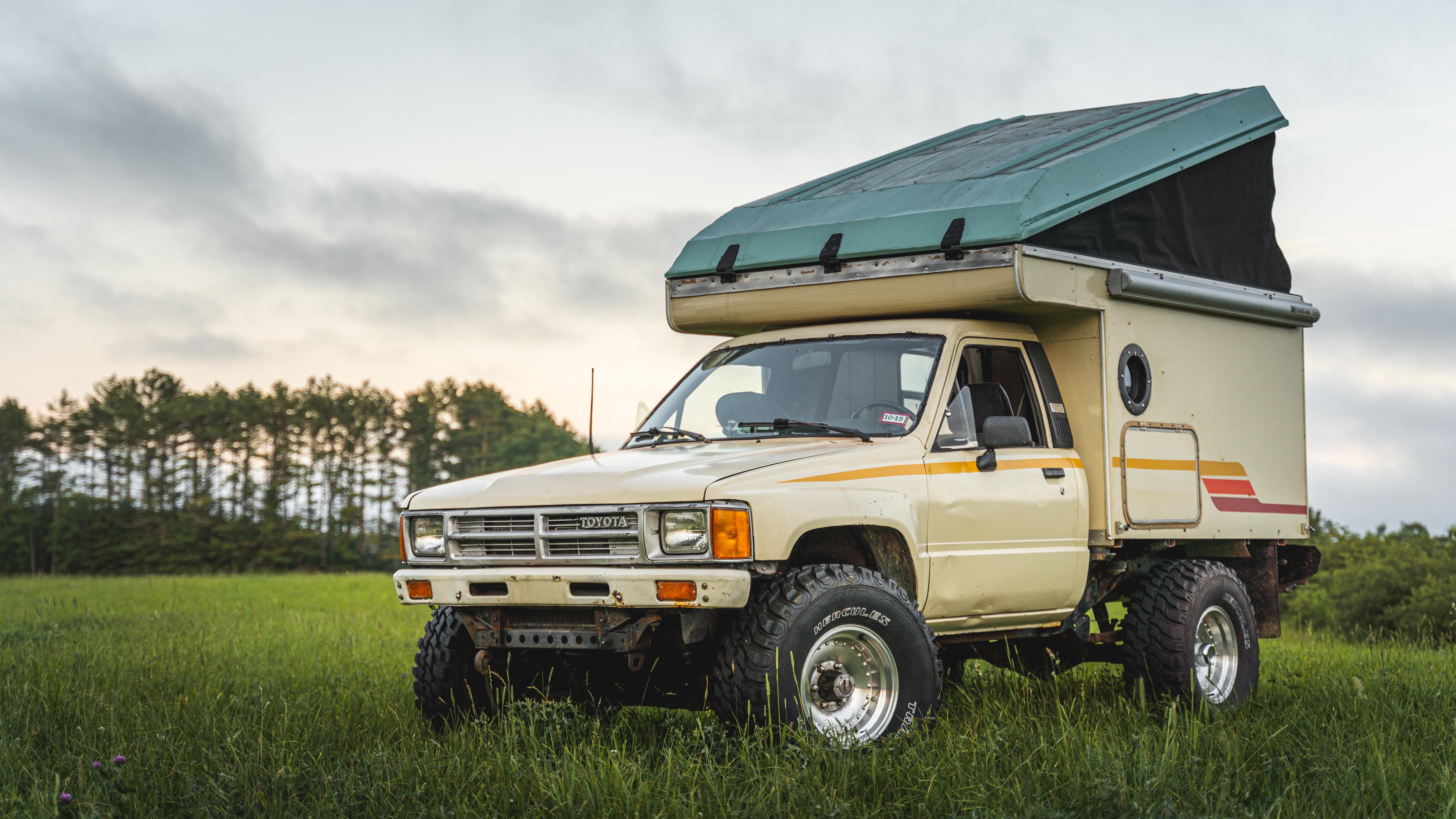 We bought a 1987 4Runner with a DIY camper conversion r/overlanding