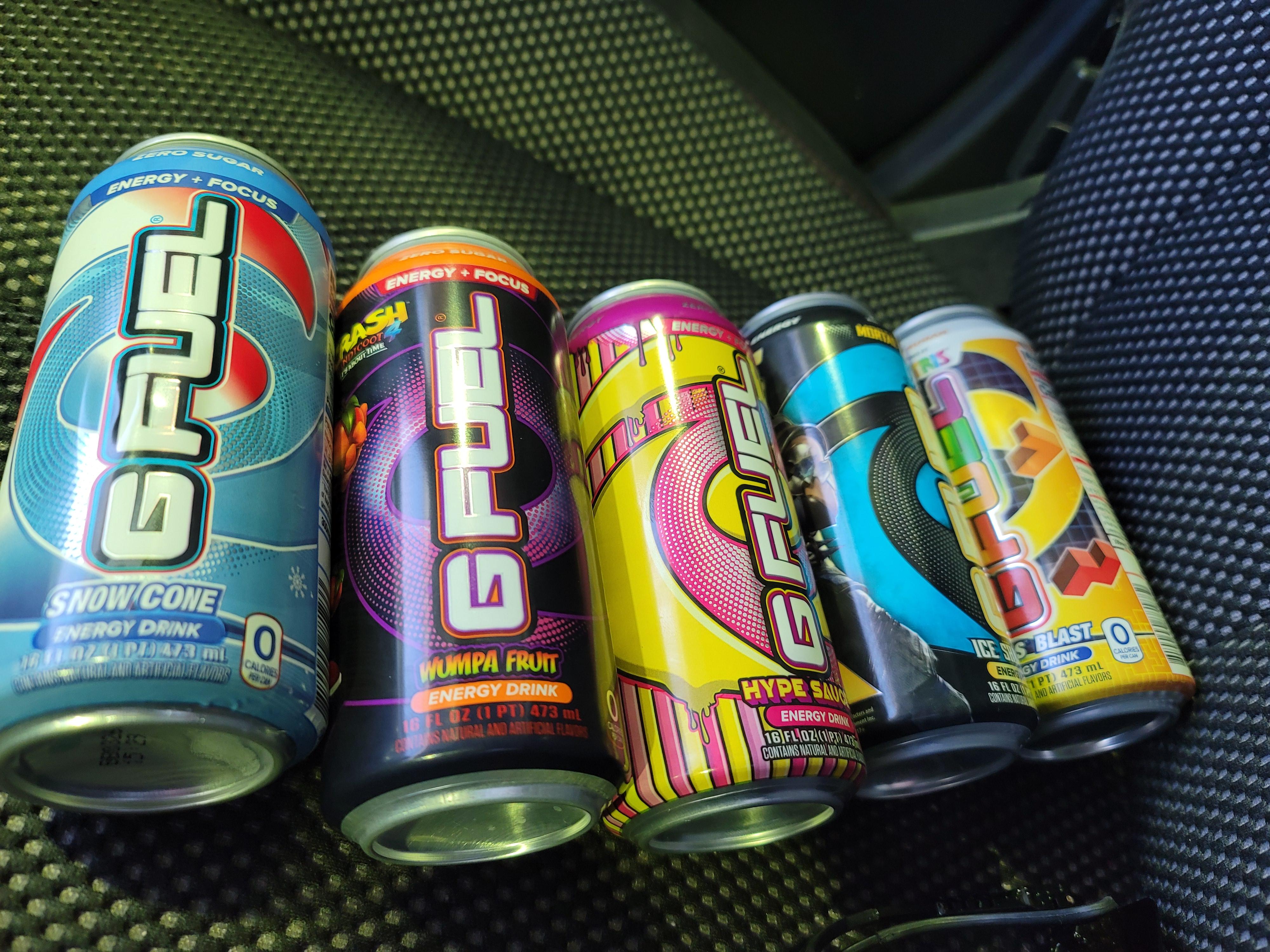 Local sheetz got all the new flavors, couldn't just pick one... r/GFUEL