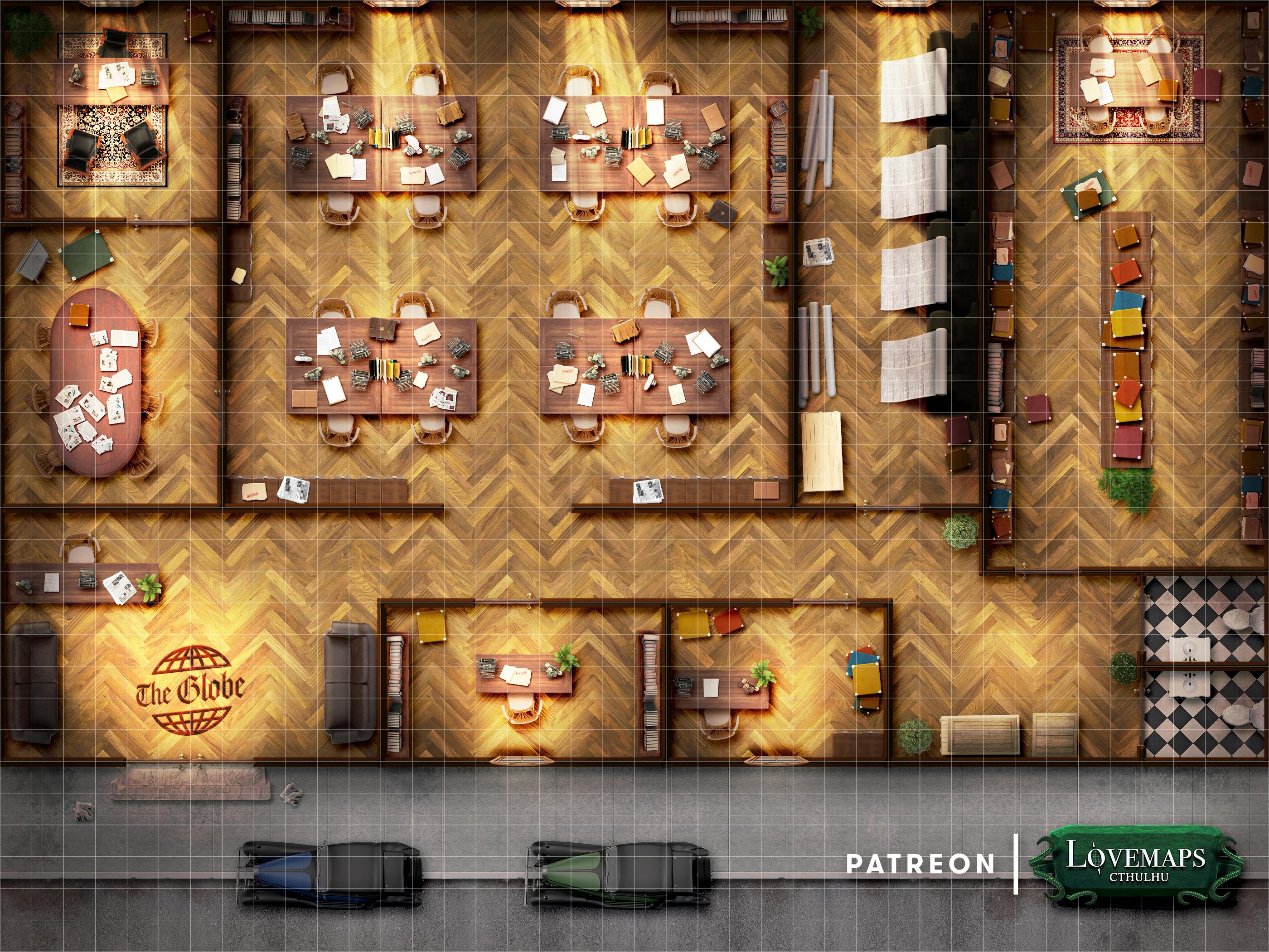 FREE MAP A PRESS OFFICE r/Roll20