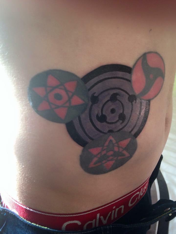 Rinnegan And Sharingan Tattoo