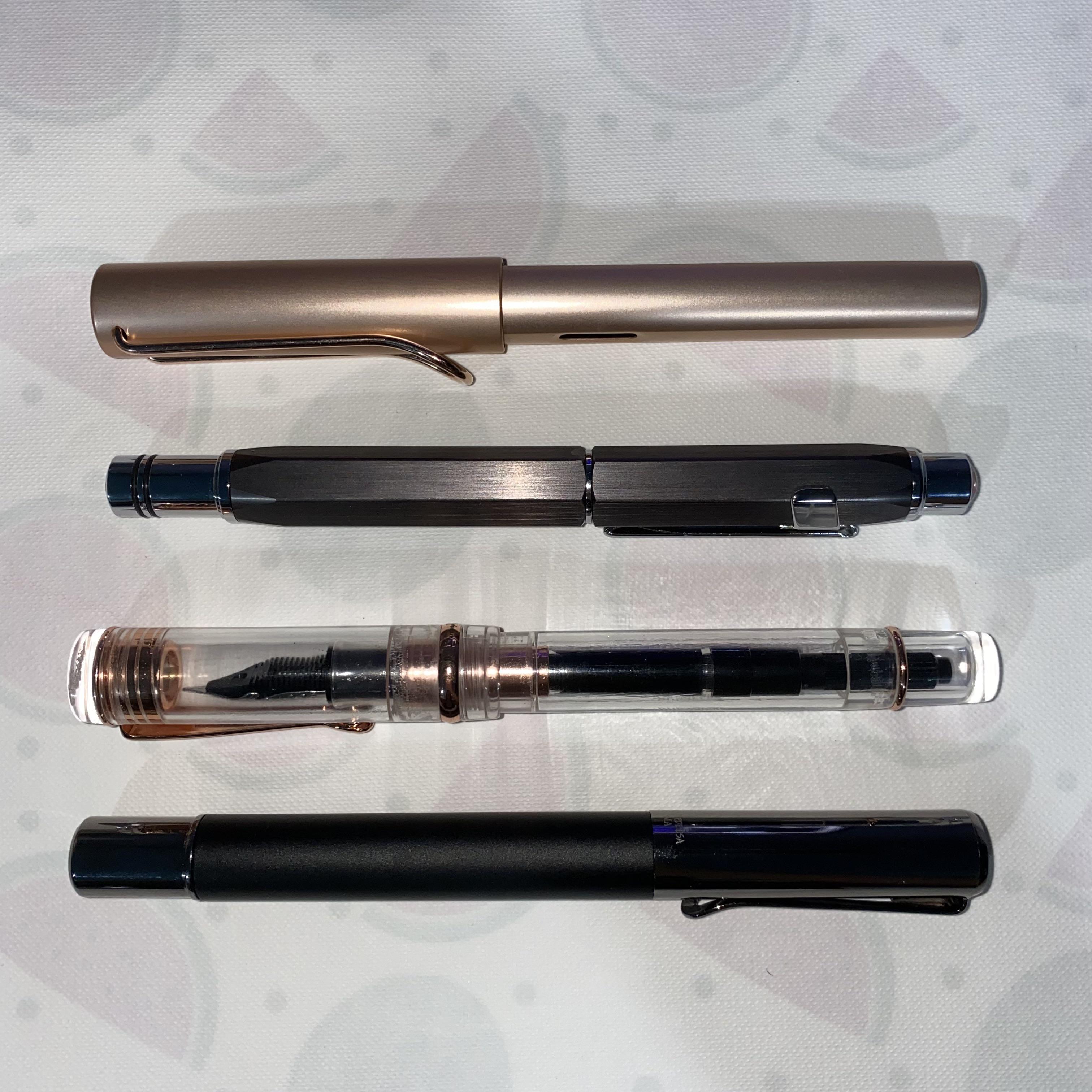 NPD x4! My order from Goulet Pens arrived today, and my rose gold