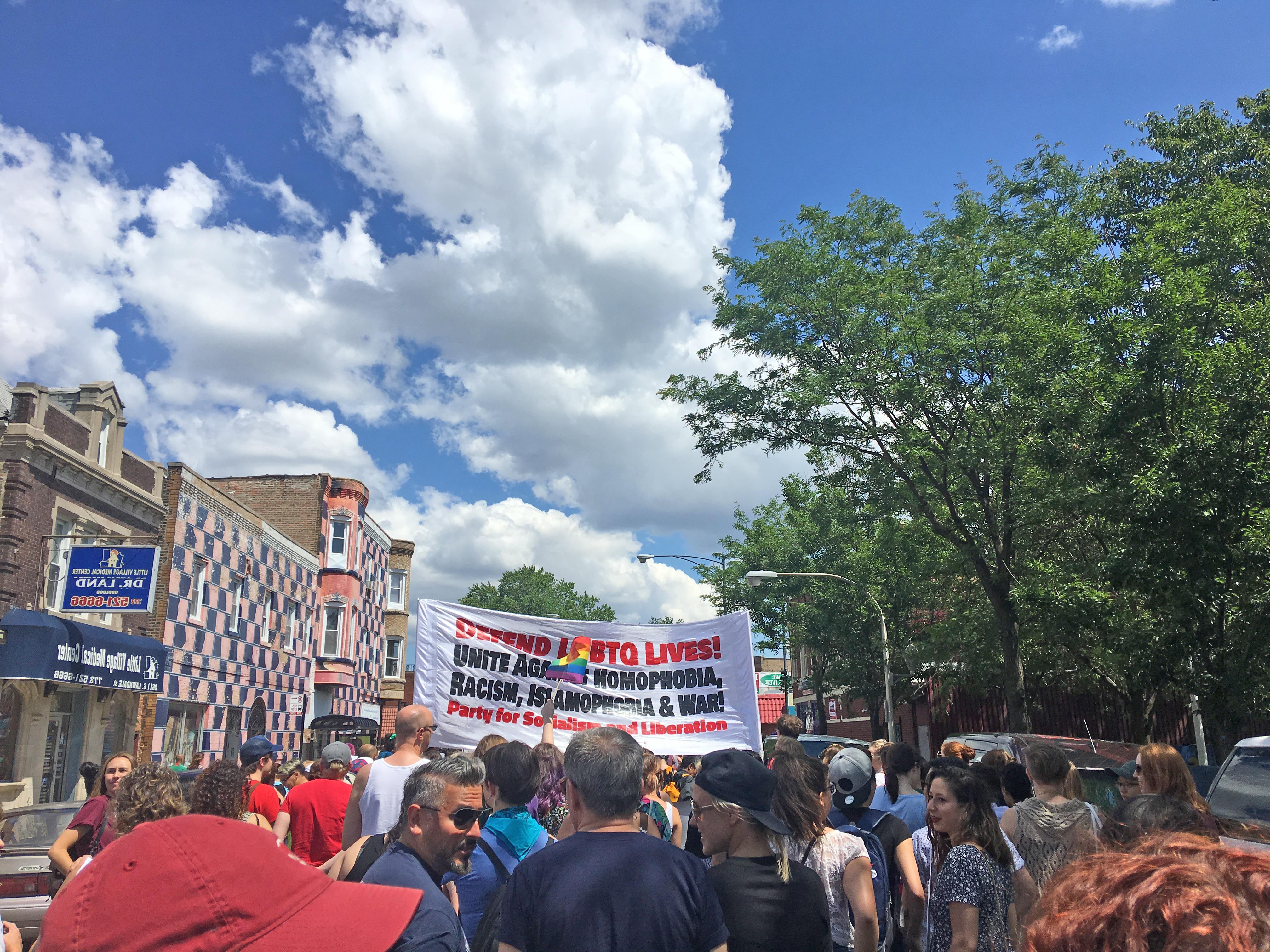 Dyke March in La Villita today did anyone else attend
