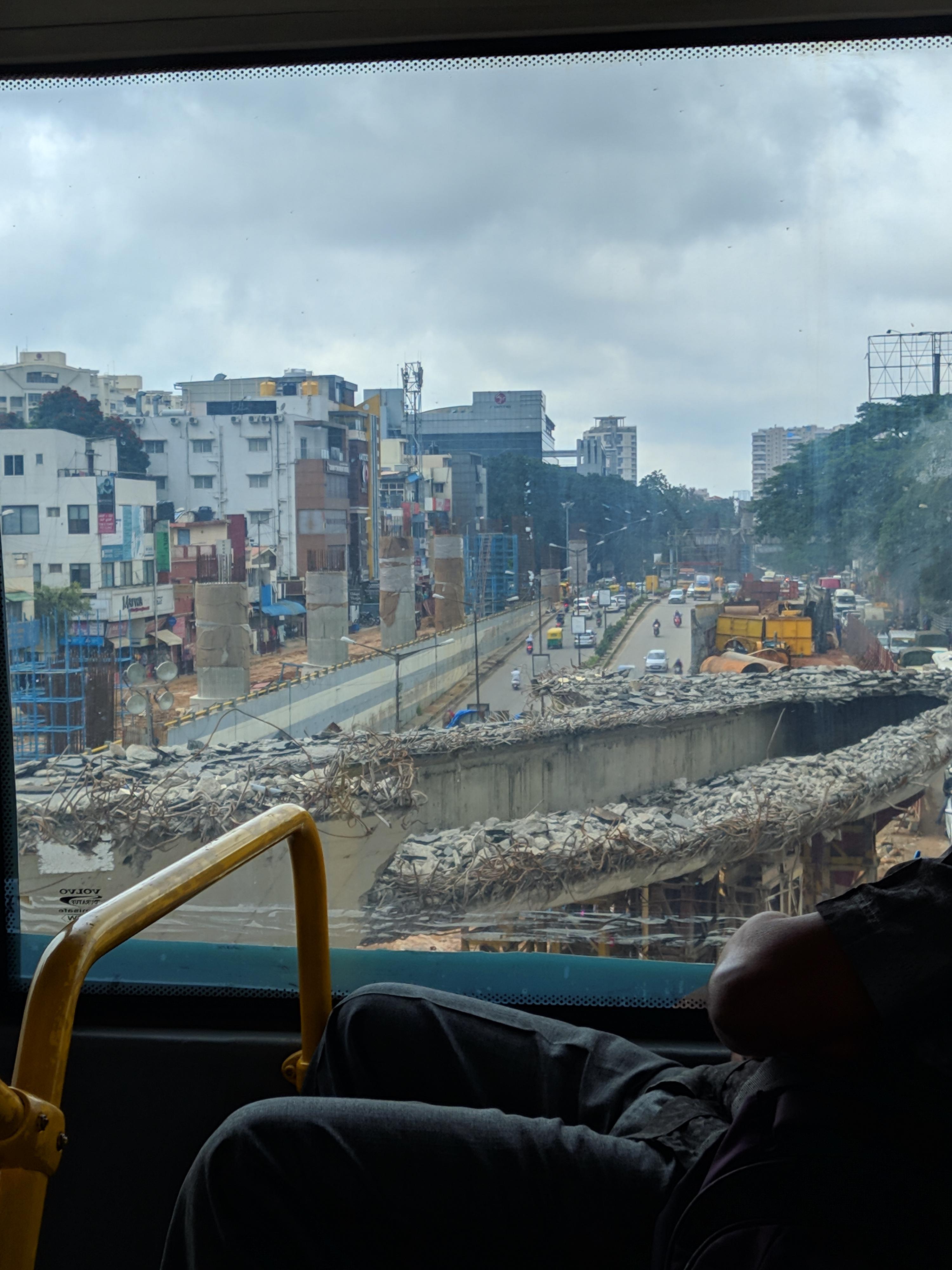 The ruins of Jayadeva flyover. r/bangalore
