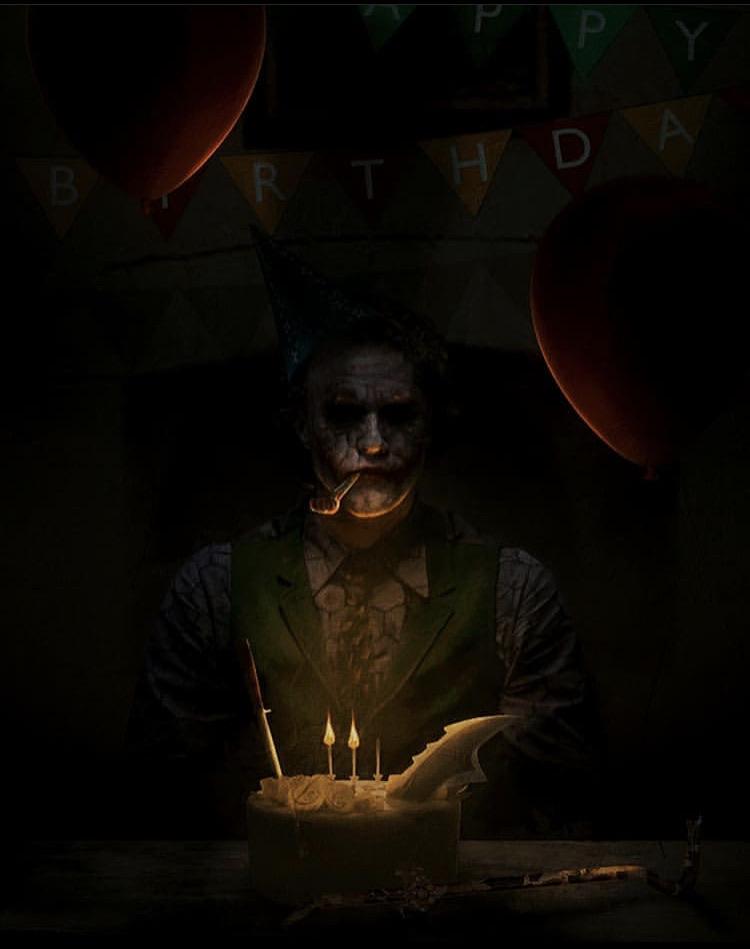 One of the Greatest Jokers of All. Happy Birthday Heath. Artwork by