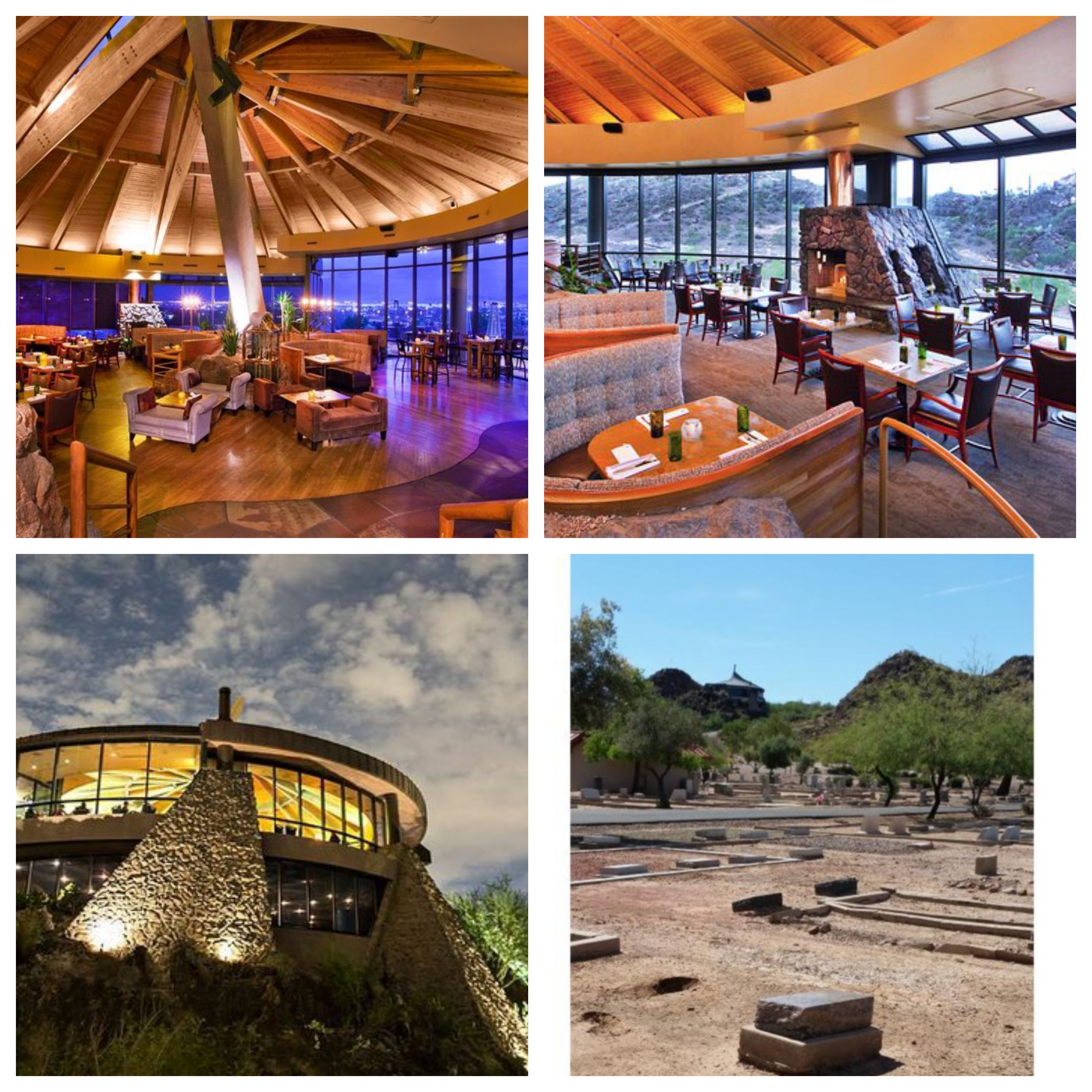 Top of the Rock restaurant in Tempe, AZ has scenic views of the city