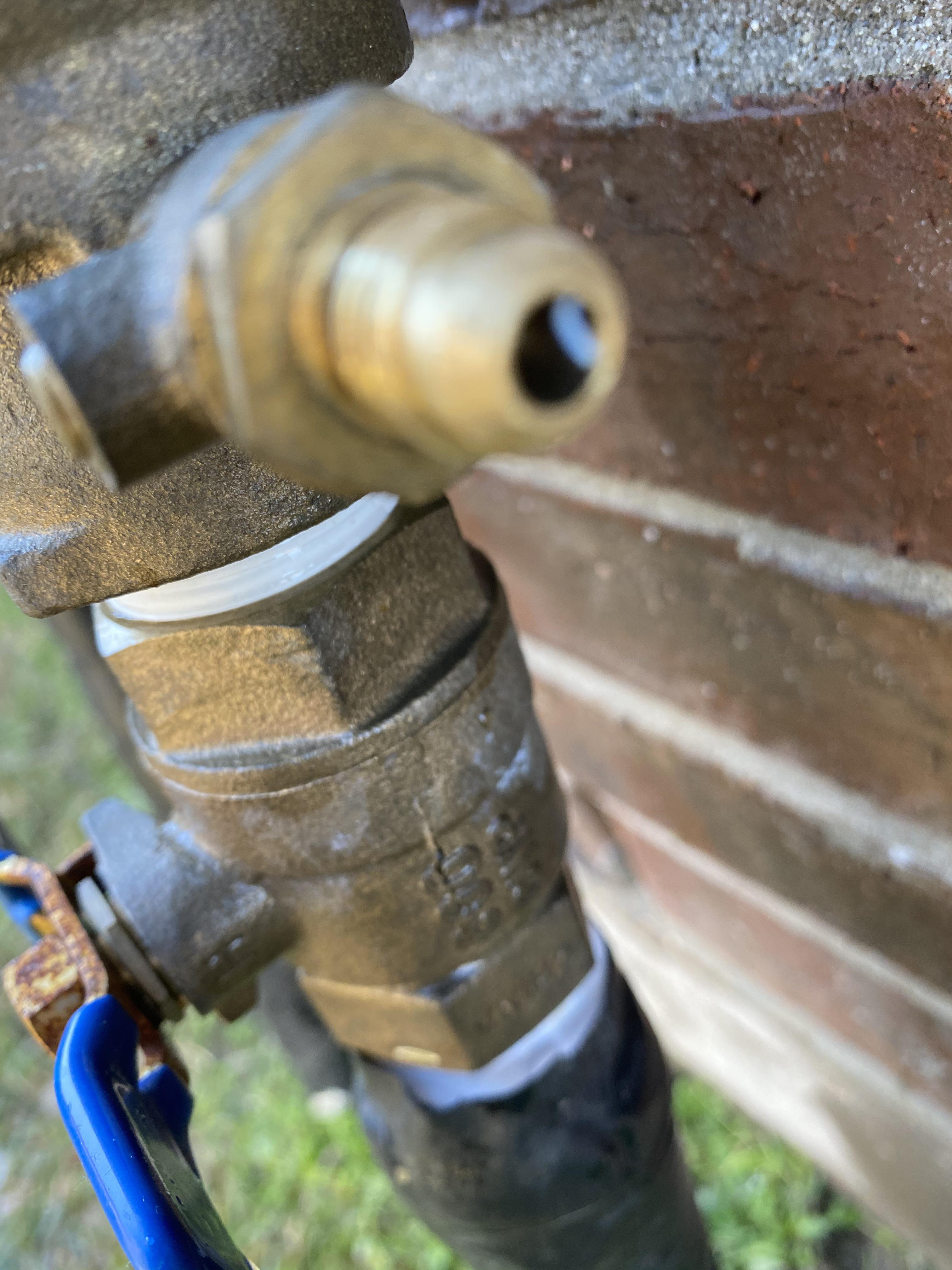 I have a couple questions. the ball valve to my sprinkler system