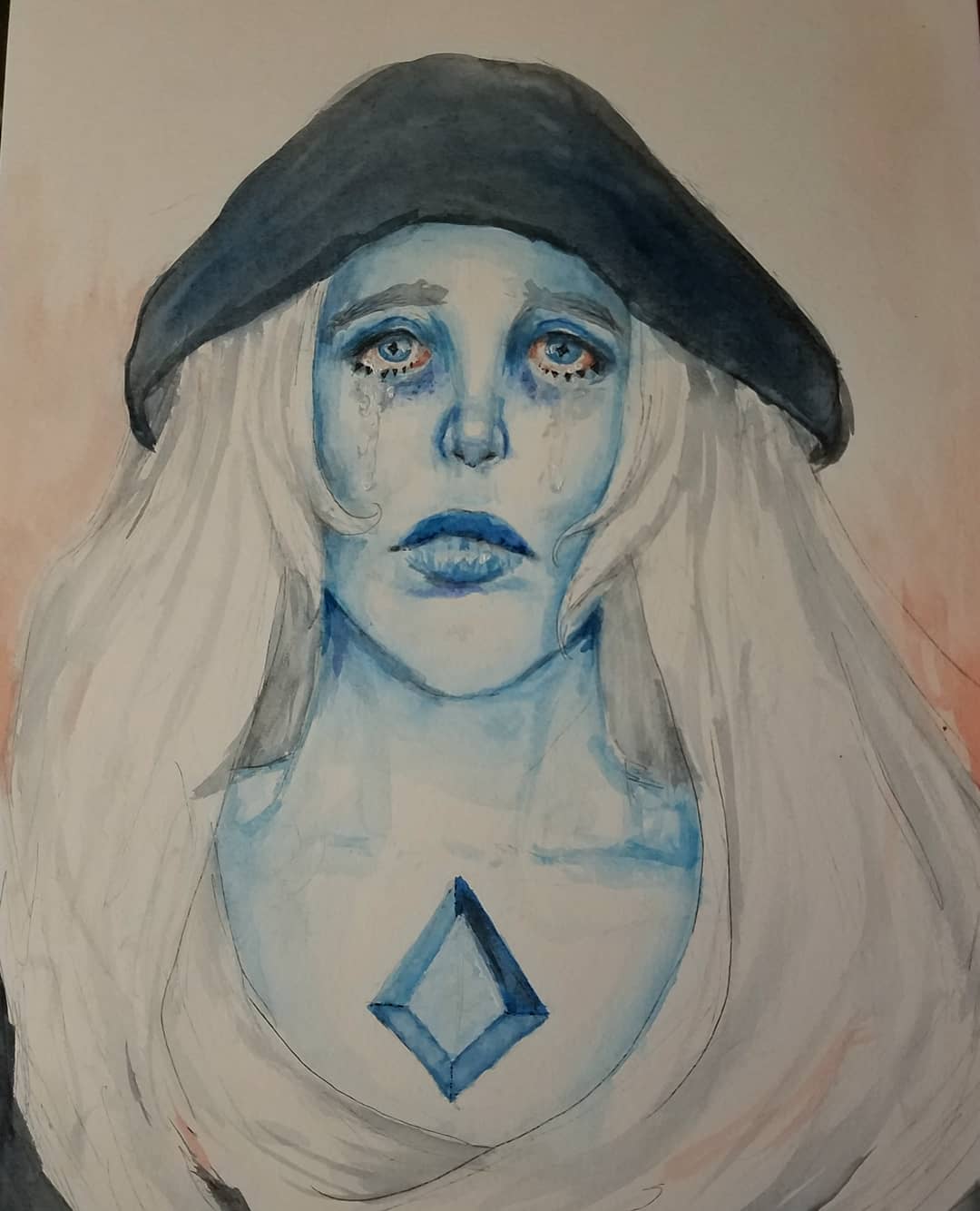 Finally painted Blue Diamond ! Not 100 happy with the result, but I