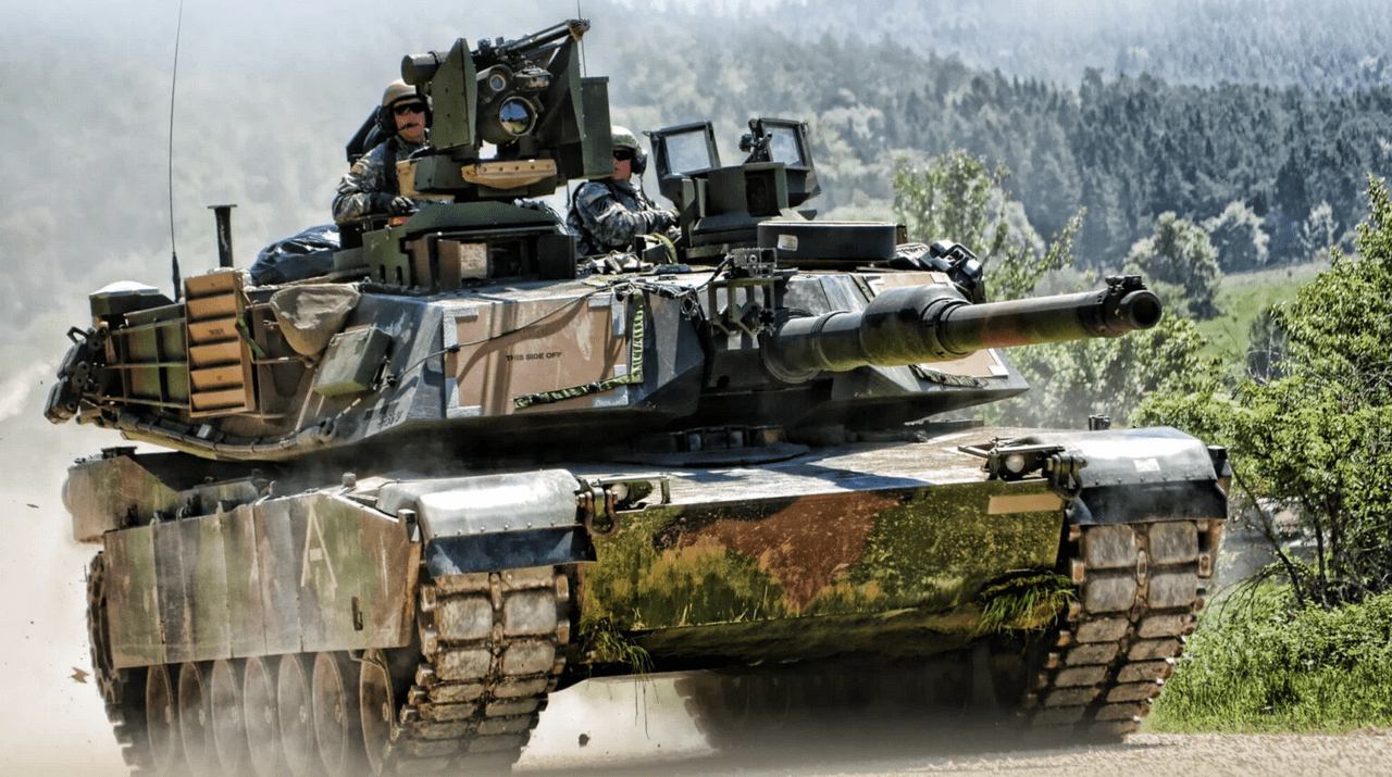 Abrams tank with natural dirty green paint job r/tanks