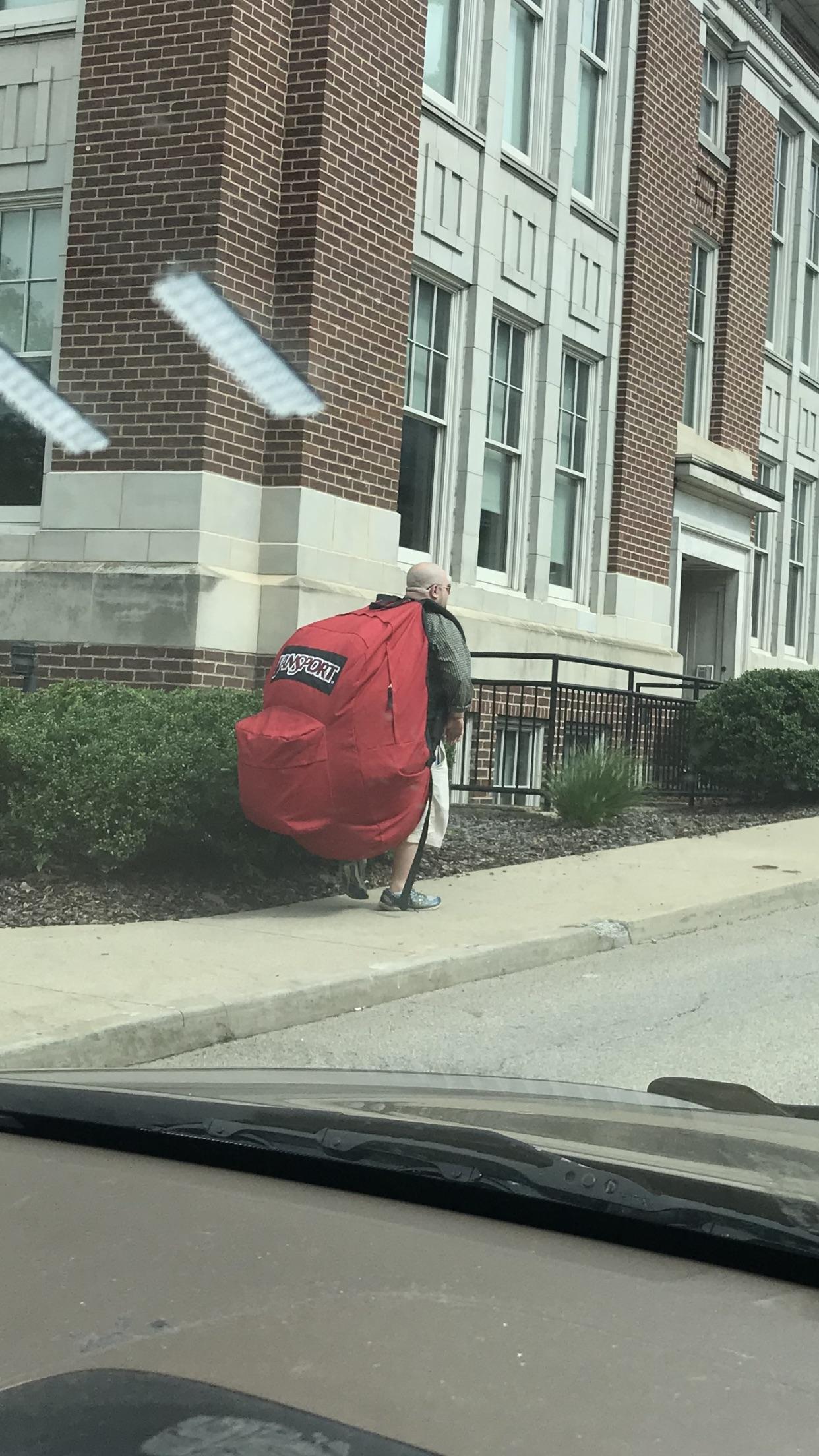 This backpack is an absolute unit r/AbsoluteUnits