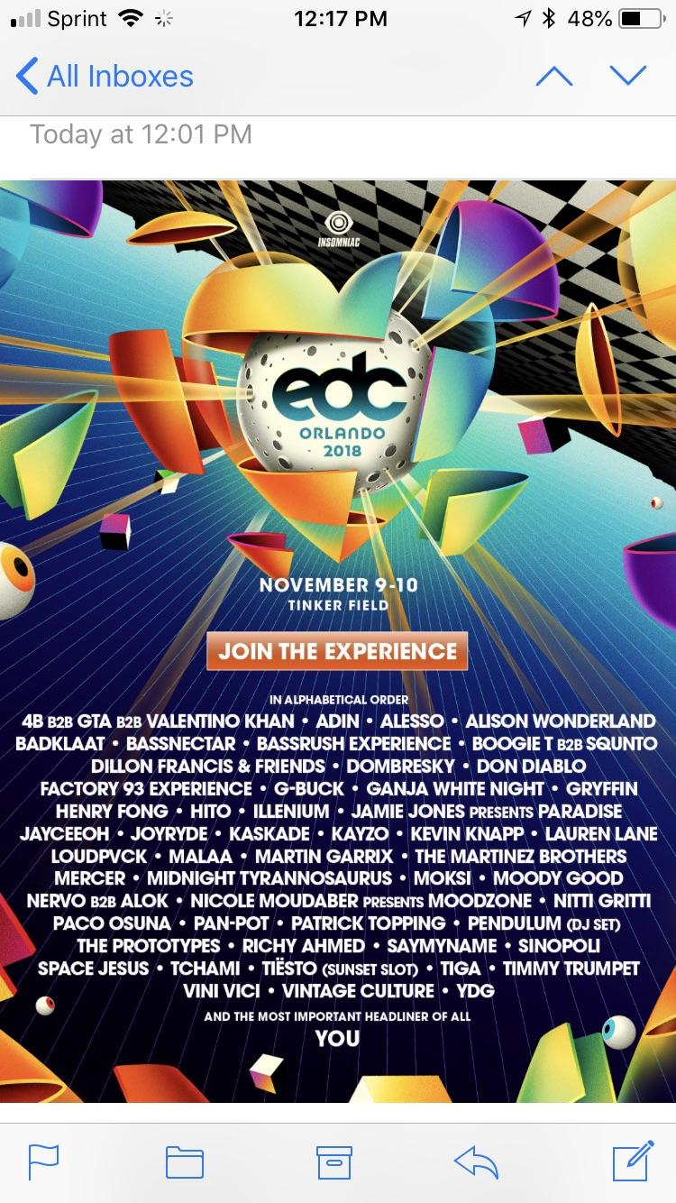 Edc Orlando 2024 Schedule Edc Orlando lineup...meh r/electricdaisycarnival