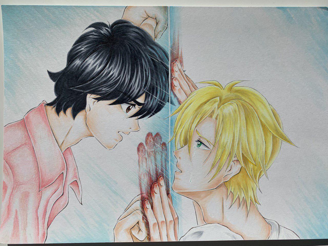 Banana Fish Fanart by my sister! r/BananaFish