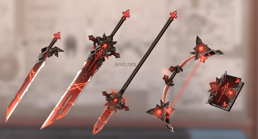 If "Wolf's Gravestone" was a series of weapons Genshin_Impact