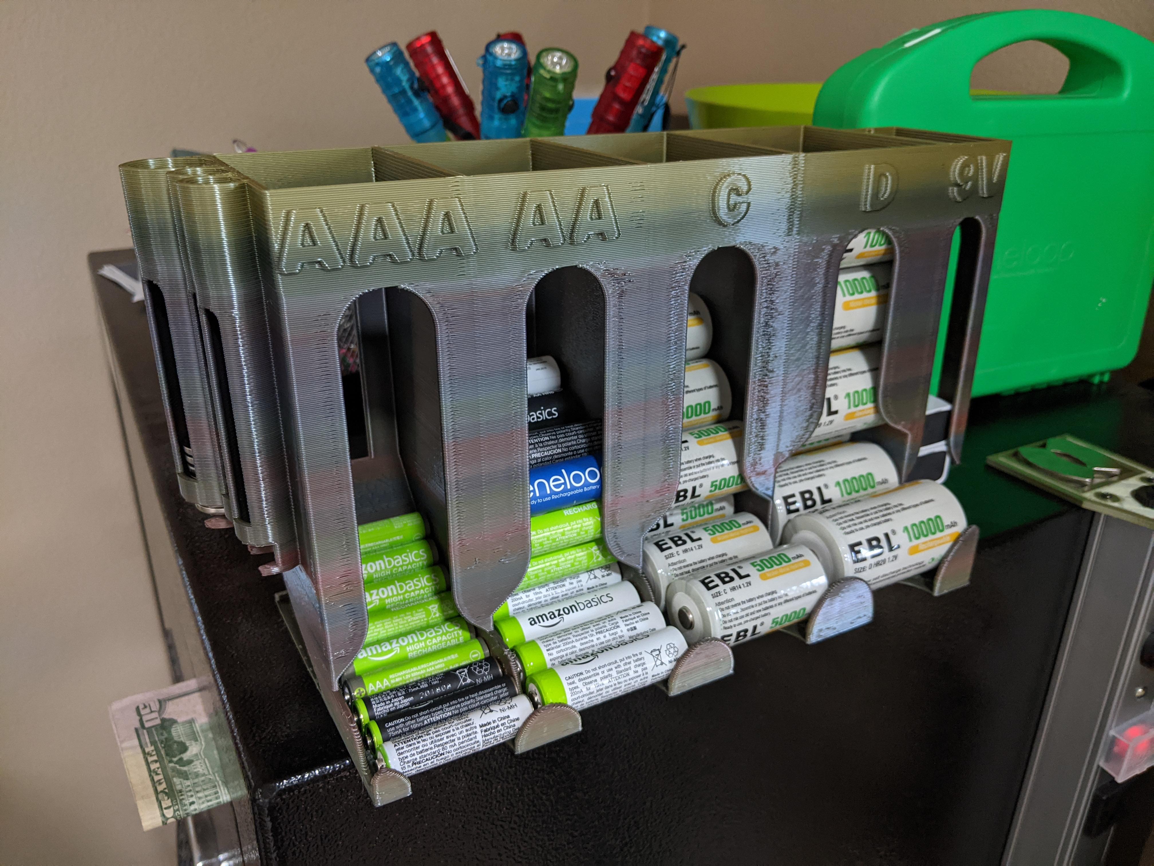 Finally finished my very own custom battery dispenser. Very happy its