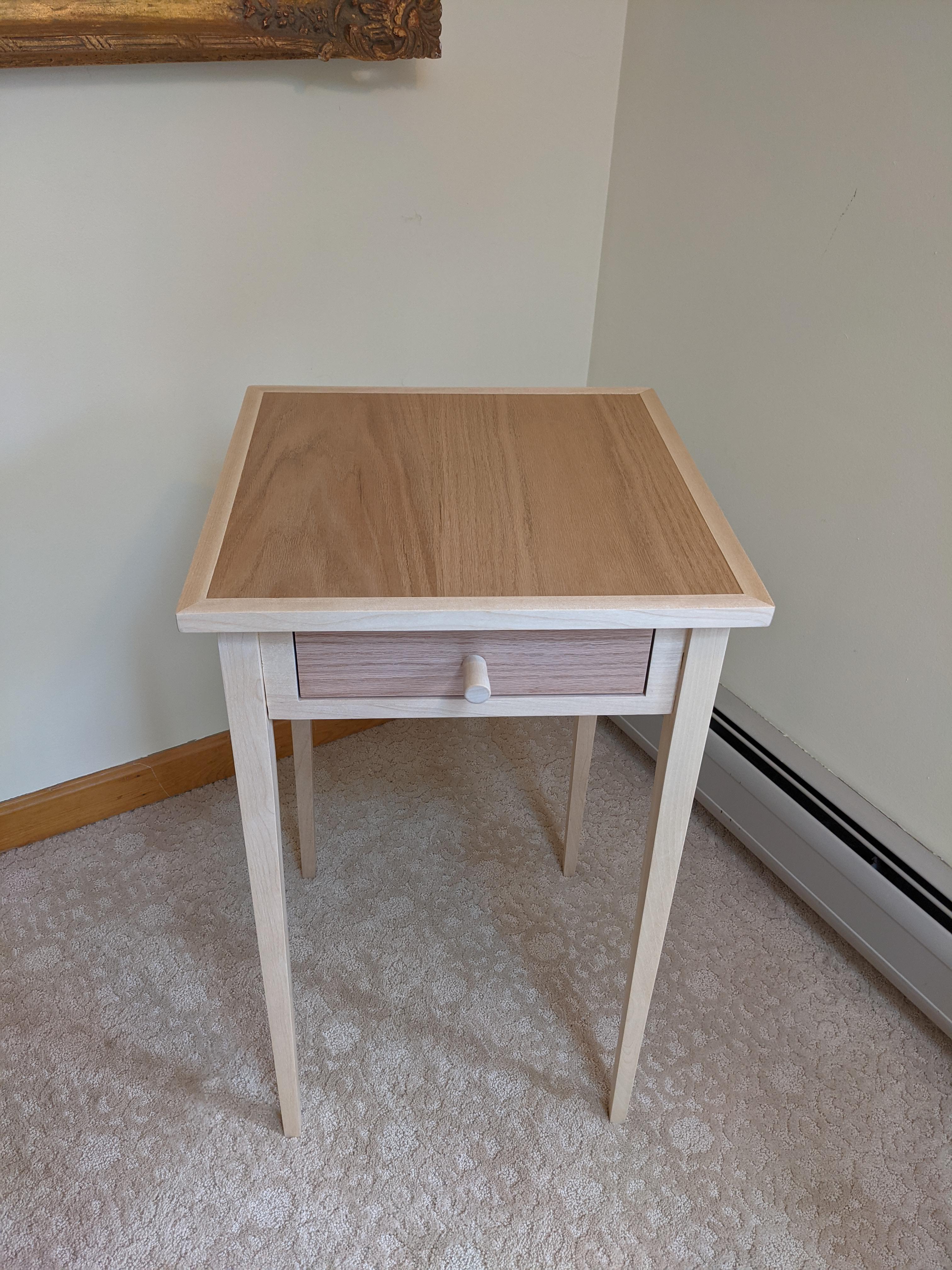 Second piece of fine furniture, no metal fasteners, lots of mistakes