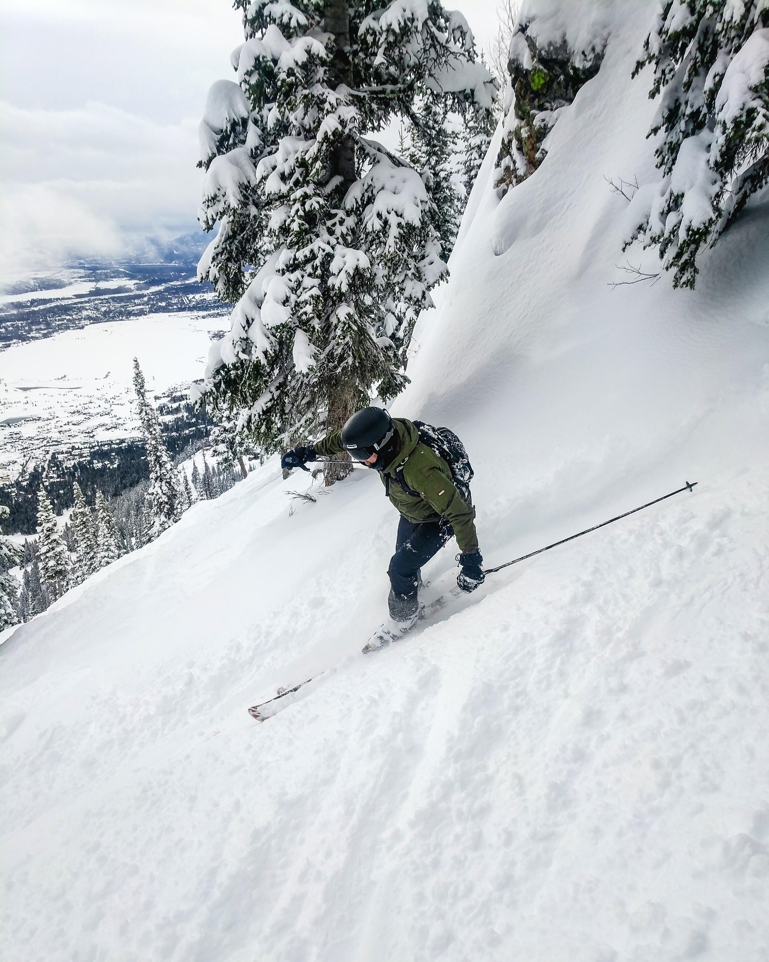 Jackson Hole. First doubleblack face descent. r/ski