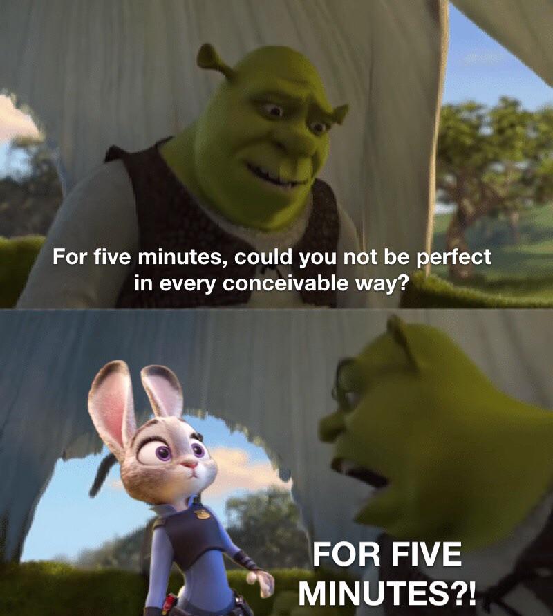 fOr FiVe MiNuTeS zootopia