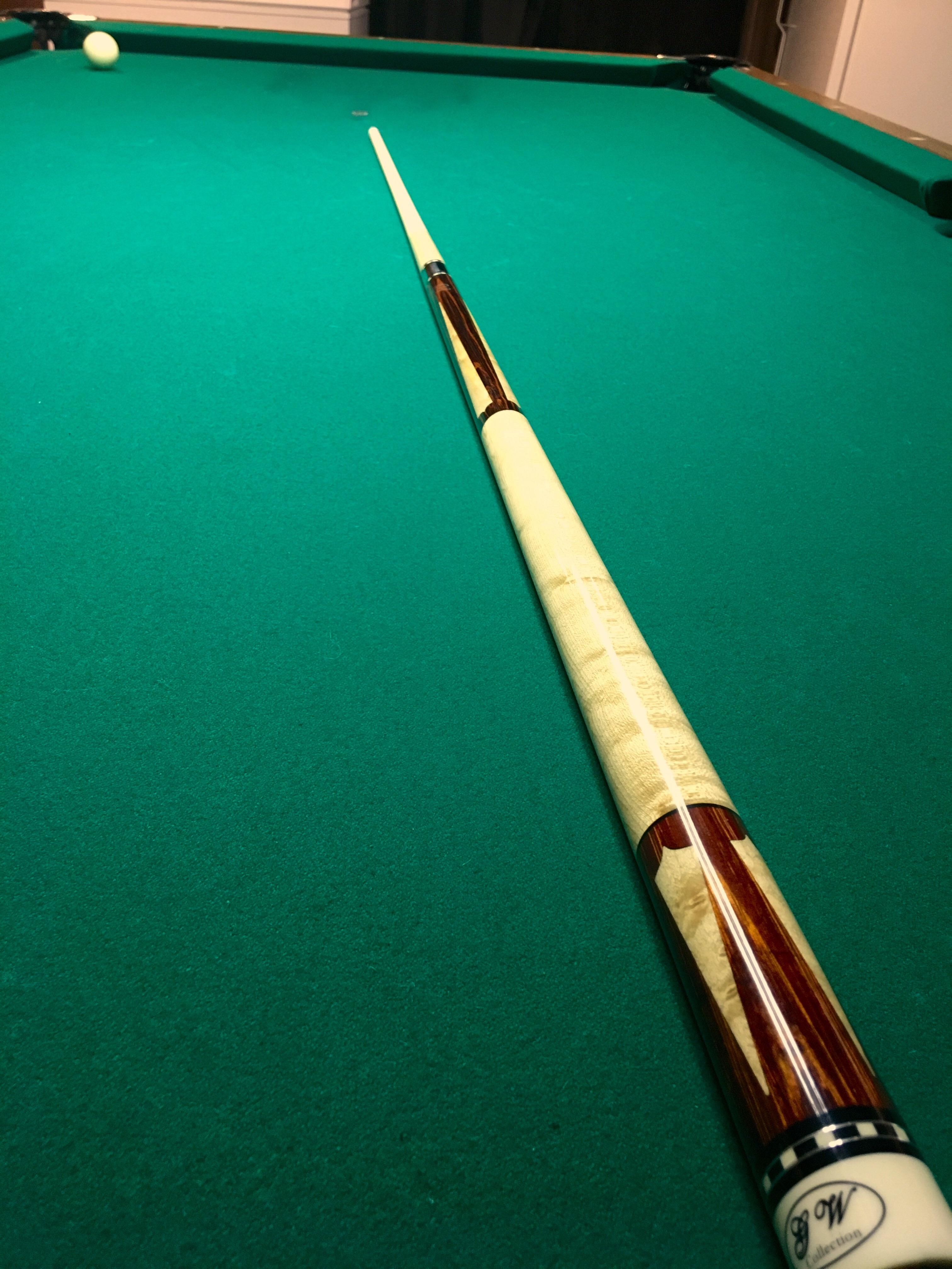 New cue day! 21oz Ginger Wizard from Best Quality Billiards in Lakewood