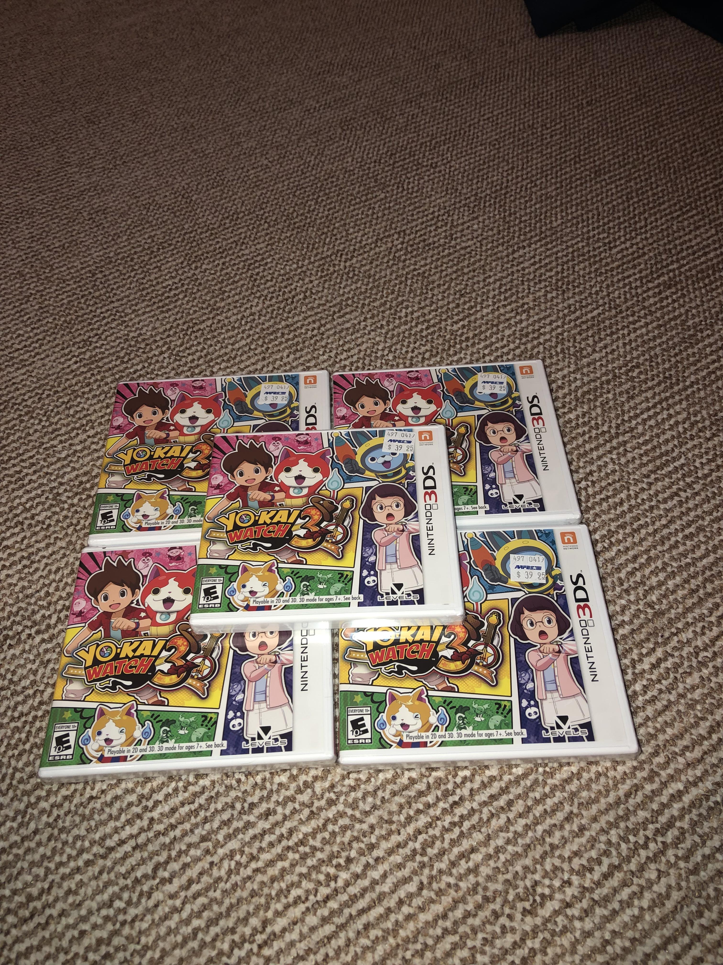 5 More Yokai Watch 3 Physical Copies! yokaiwatch